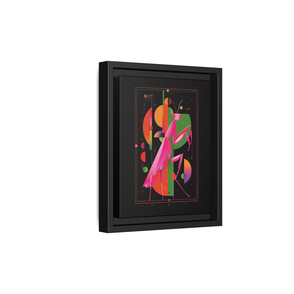 Cosmic Mantis Framed Print: Geometric Space Odyssey, Cubist Insect Illustration   |  Personalized & Custom Orders Available