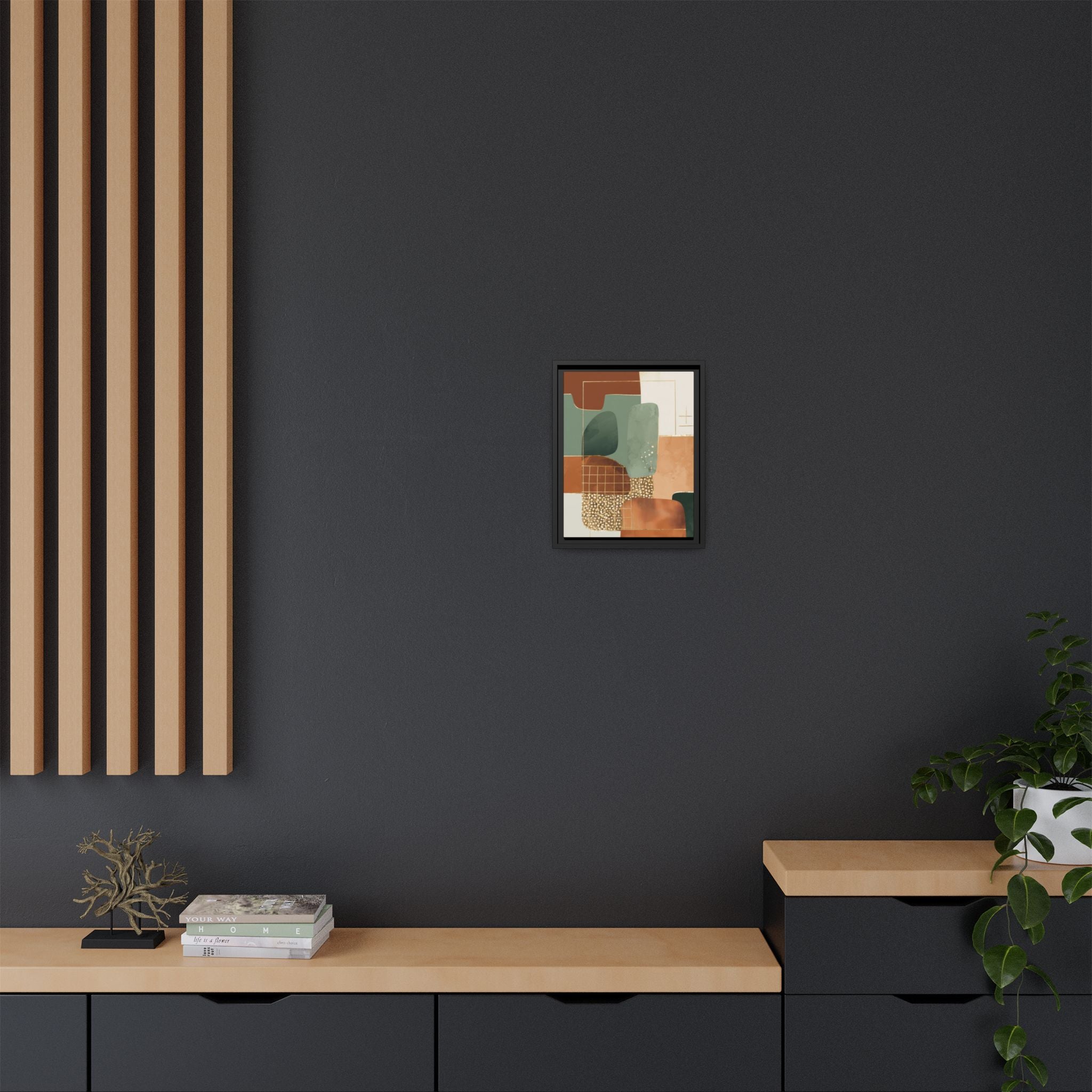 Geometric Harmony: Abstract Minimalist Art, Mid-Century Modern Design, Organic Shapes Composition   |   Custom Orders Accepted