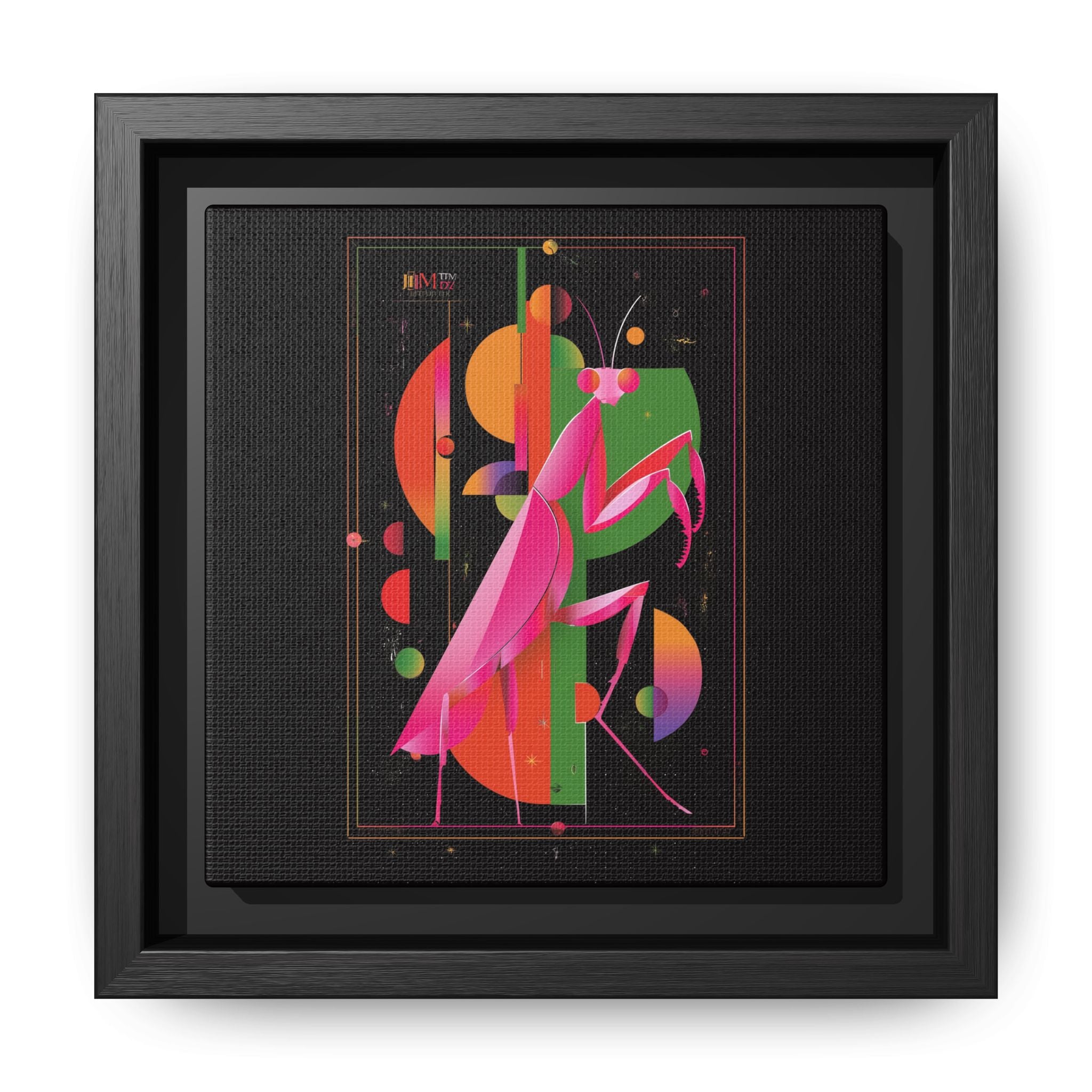 Celestial Mantis: Cubist Geometry, Cosmic Insect Portrait   |    Custom Orders Available
