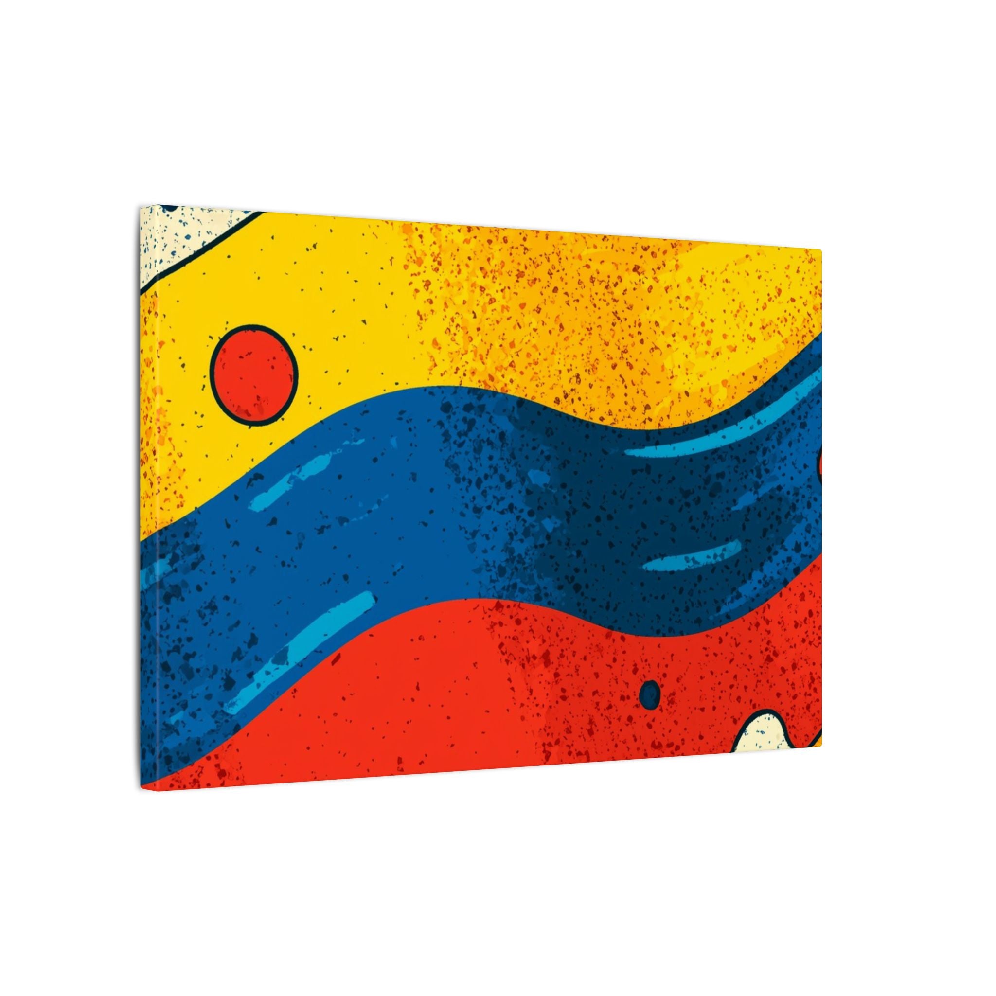 Fluid Dynamics: Retro Abstract Shapes, Mid-Century Modern Motion, Geometric Color Waves   |   Custom Orders Accepted