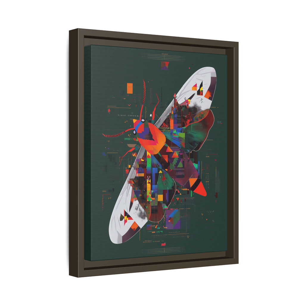Digital Metamorphosis Framed Print : Geometric Butterfly Synthesis, Technological Nature Rendering   |   Custom Orders Available