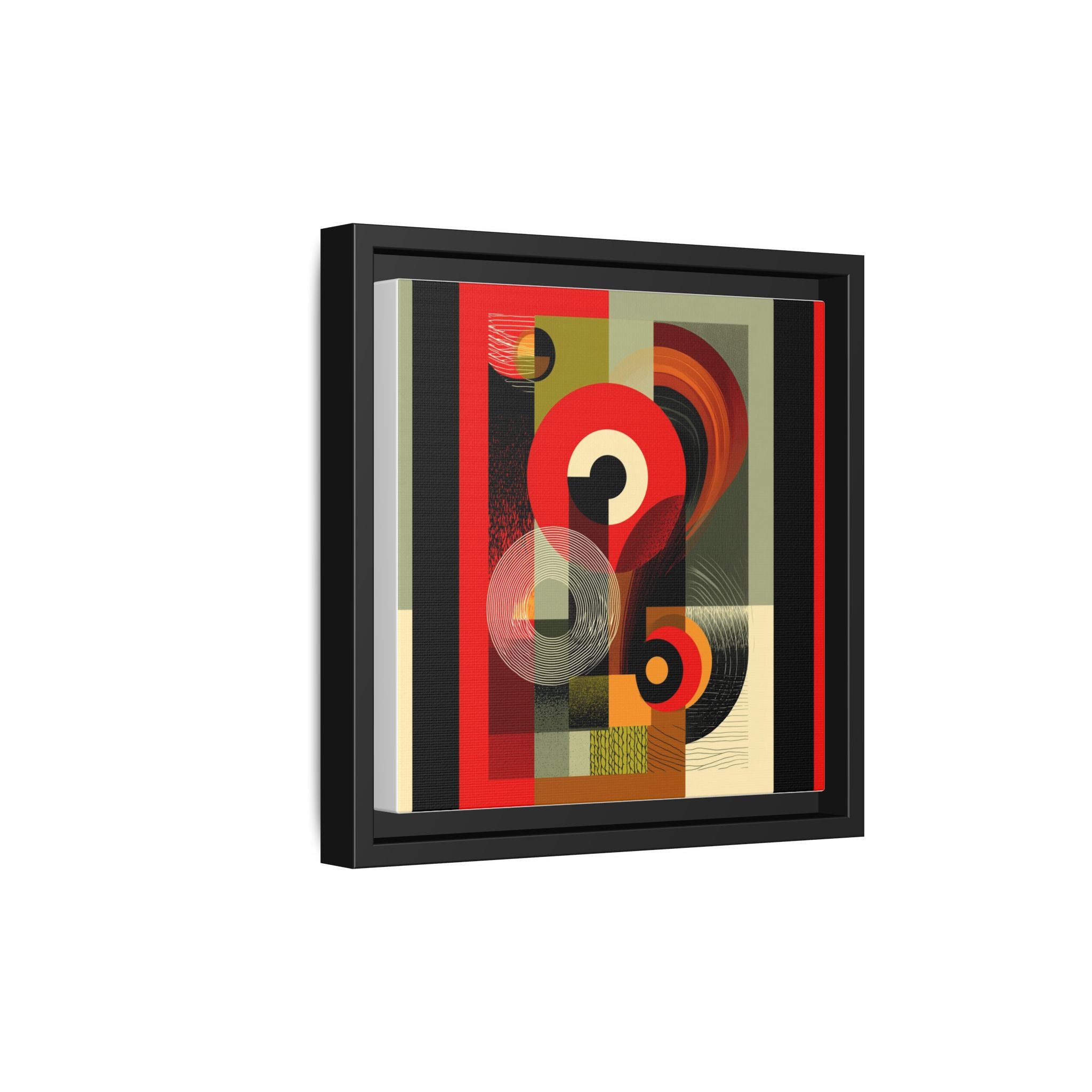 Chromatic Geometrics: Abstract Constructivist Composition, Modernist Color Blocking, Layered Circular Forms   |   Custom Orders Accepted