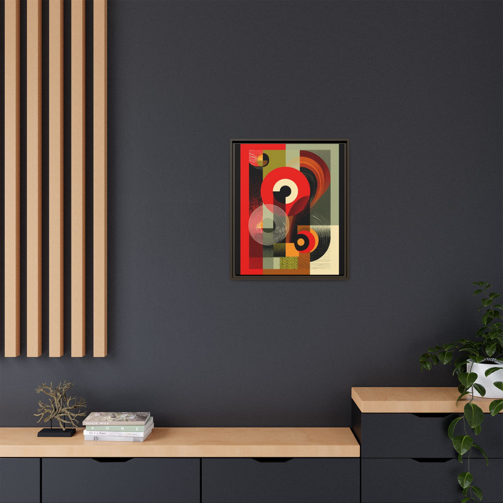 Chromatic Geometrics: Abstract Constructivist Composition, Modernist Color Blocking, Layered Circular Forms   |   Custom Orders Accepted