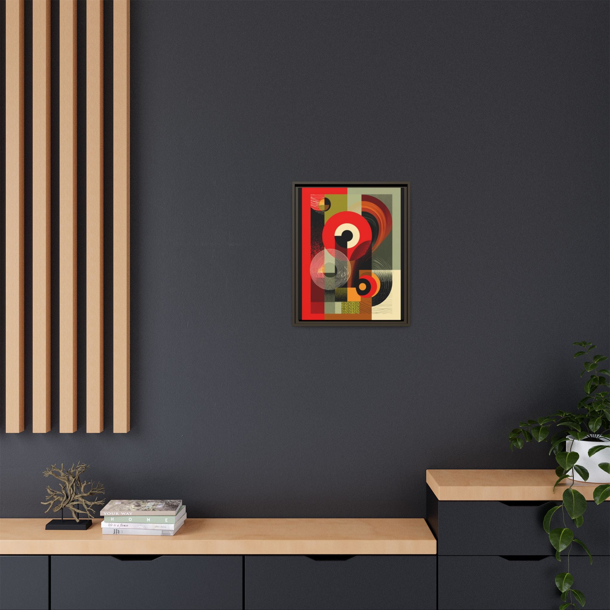 Chromatic Geometrics: Abstract Constructivist Composition, Modernist Color Blocking, Layered Circular Forms   |   Custom Orders Accepted