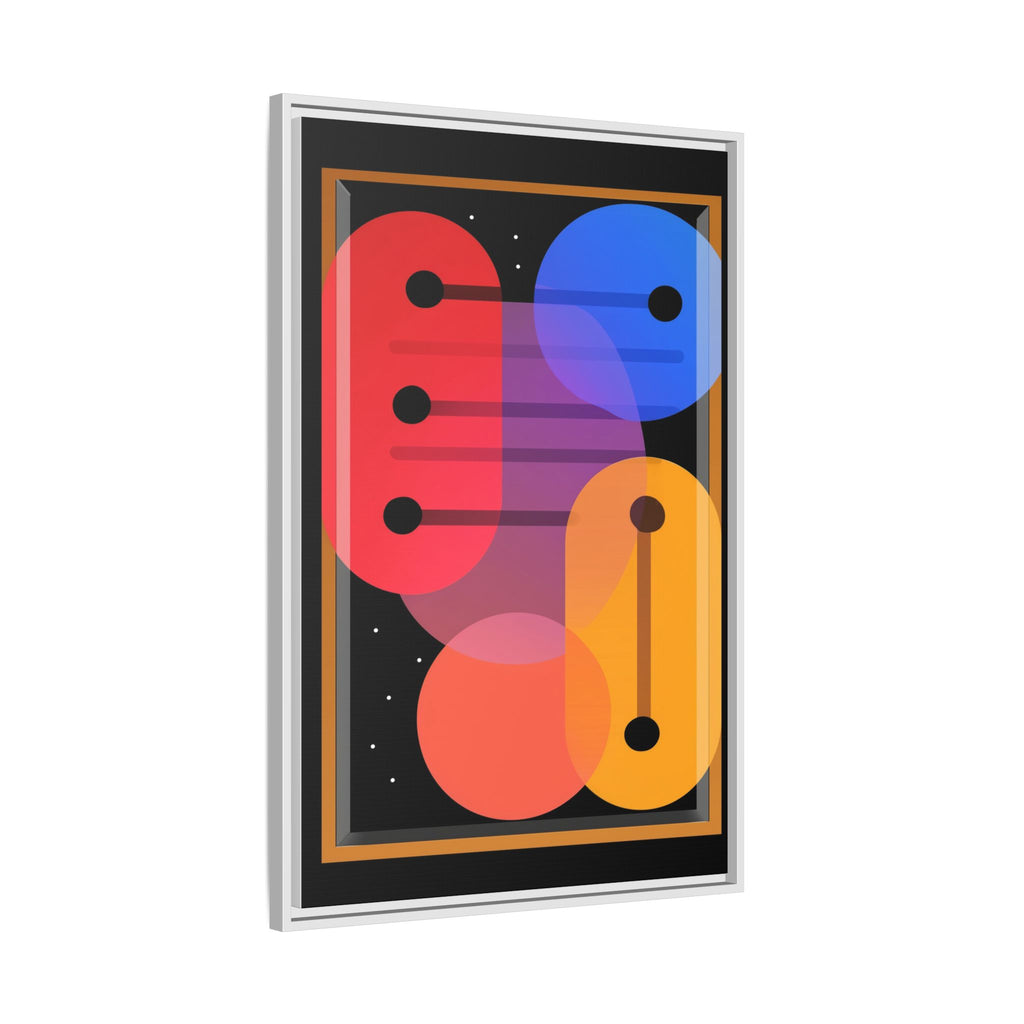 Celestial Geometry: Organic Shapes in Motion, Digital Abstract Composition, Vibrant Color Intersections   |   Custom Orders Accepted