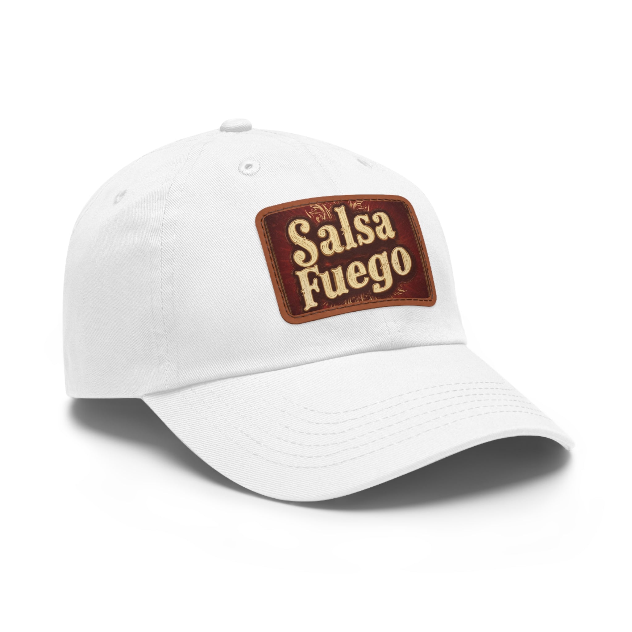 Salsa Fuego Dad Hat with Leather Patch (Rectangle)