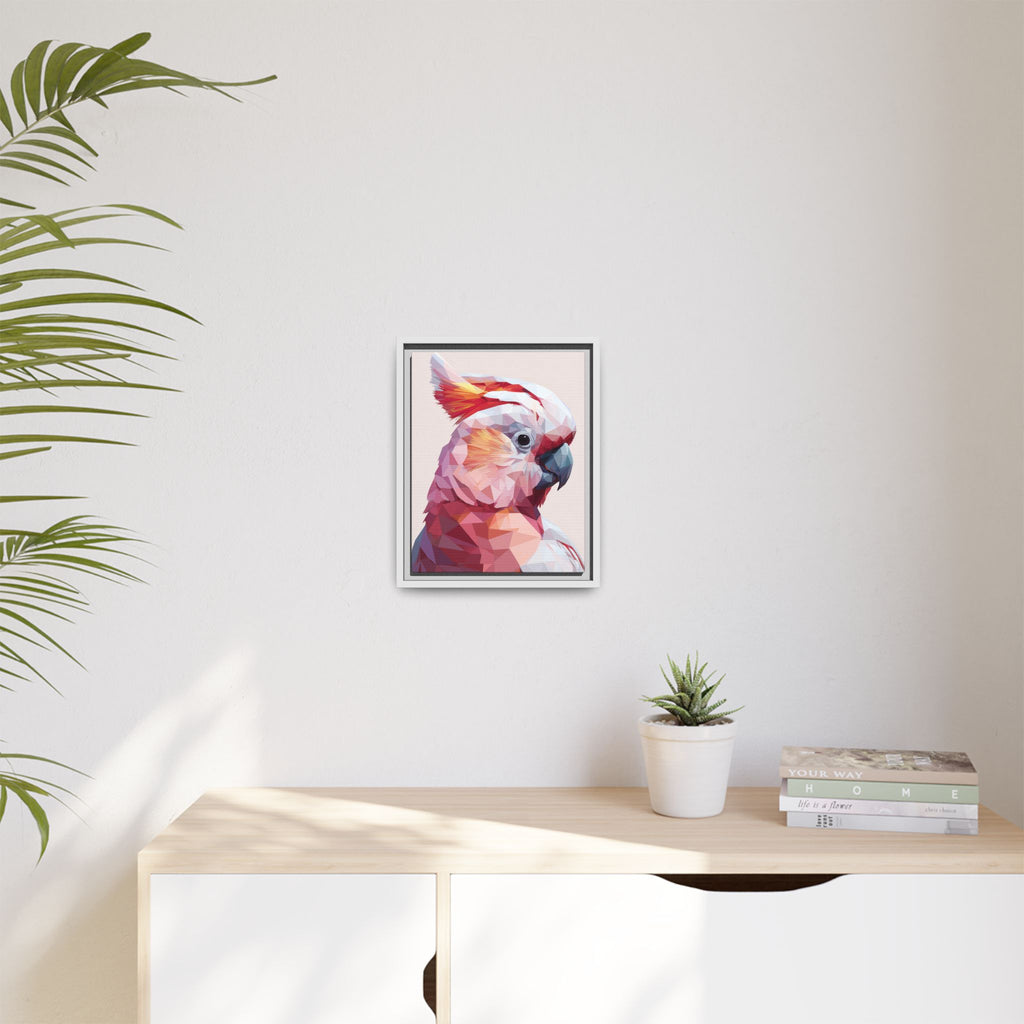 Geometric Cockatoo Portrait: Low-Poly Bird Art, Vibrant Abstract Illustration   |    Custom Orders Available