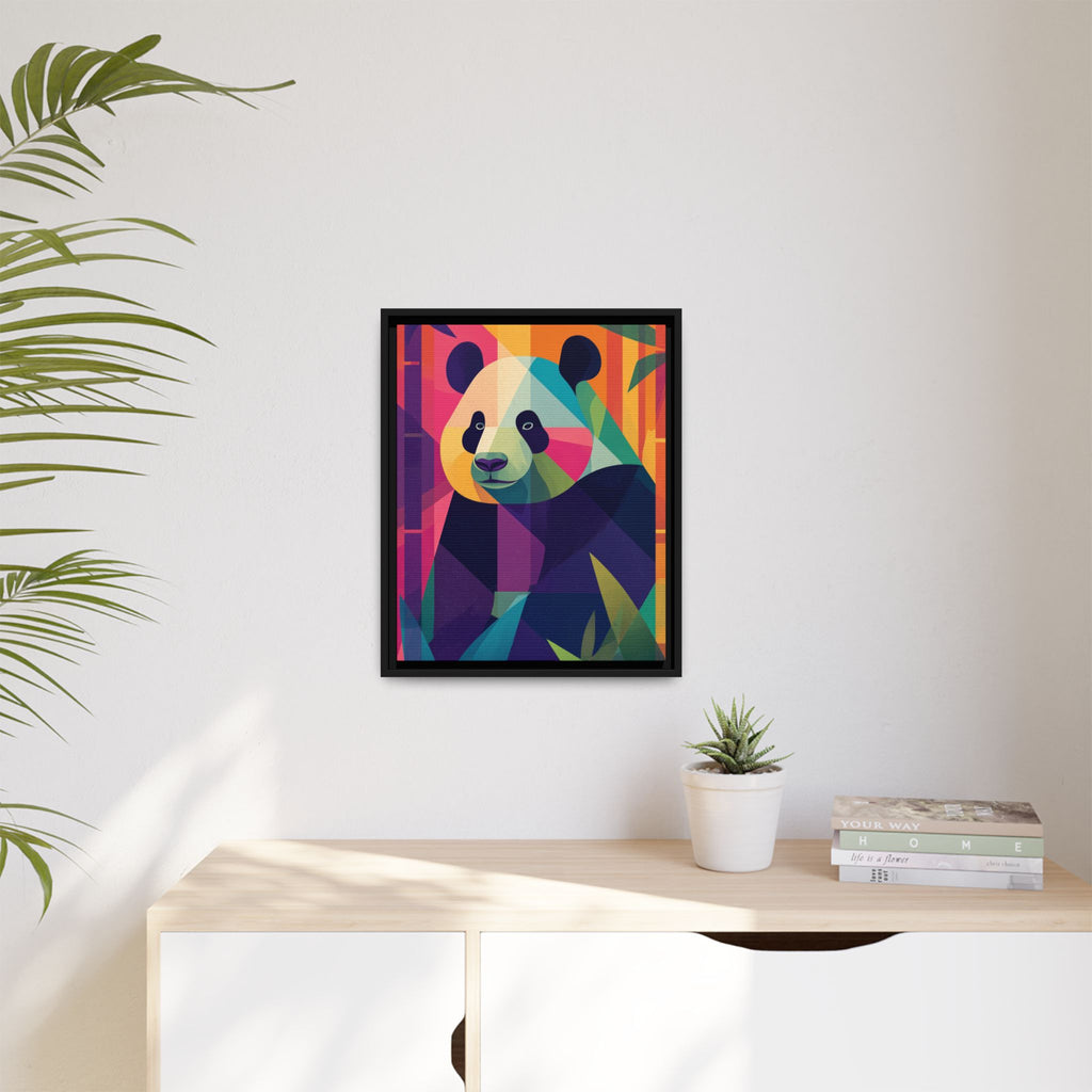 Geometric Panda: Mosaic Wildlife Portrait, Digital Polygonal Art   |  Personalized & Custom Orders Available