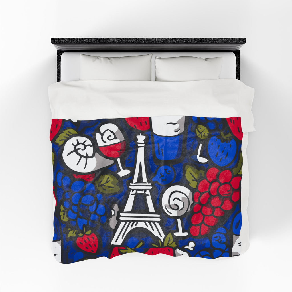 French Pop Panorama: Eiffel Tower Cultural Collage, Vibrant National Symbols   |   Custom Orders Accepted