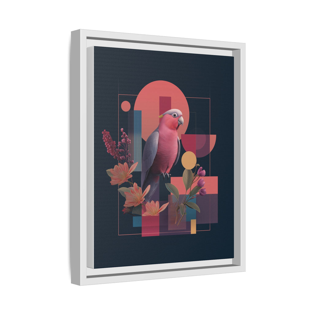 Geometric Rose Galah: Digital Art Deco, Retro-Futuristic Parrot Composition   |    Custom Orders Available