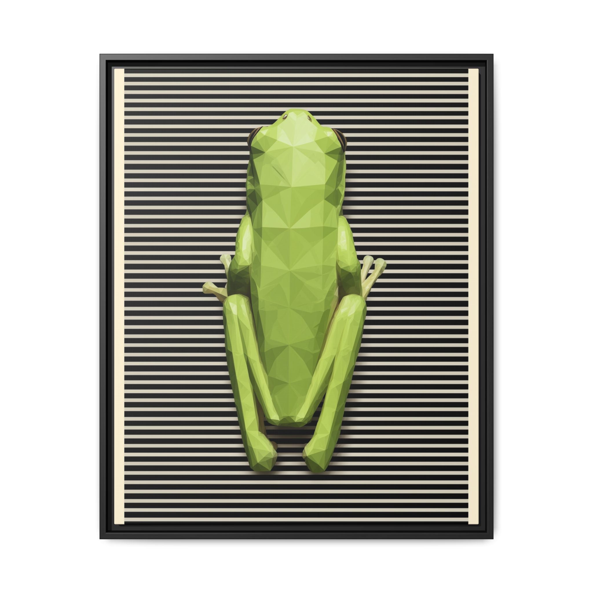 Geometric Amphibian: Low-Poly Frog Design, Digital Art Minimalism   |  Personalized & Custom Orders Available