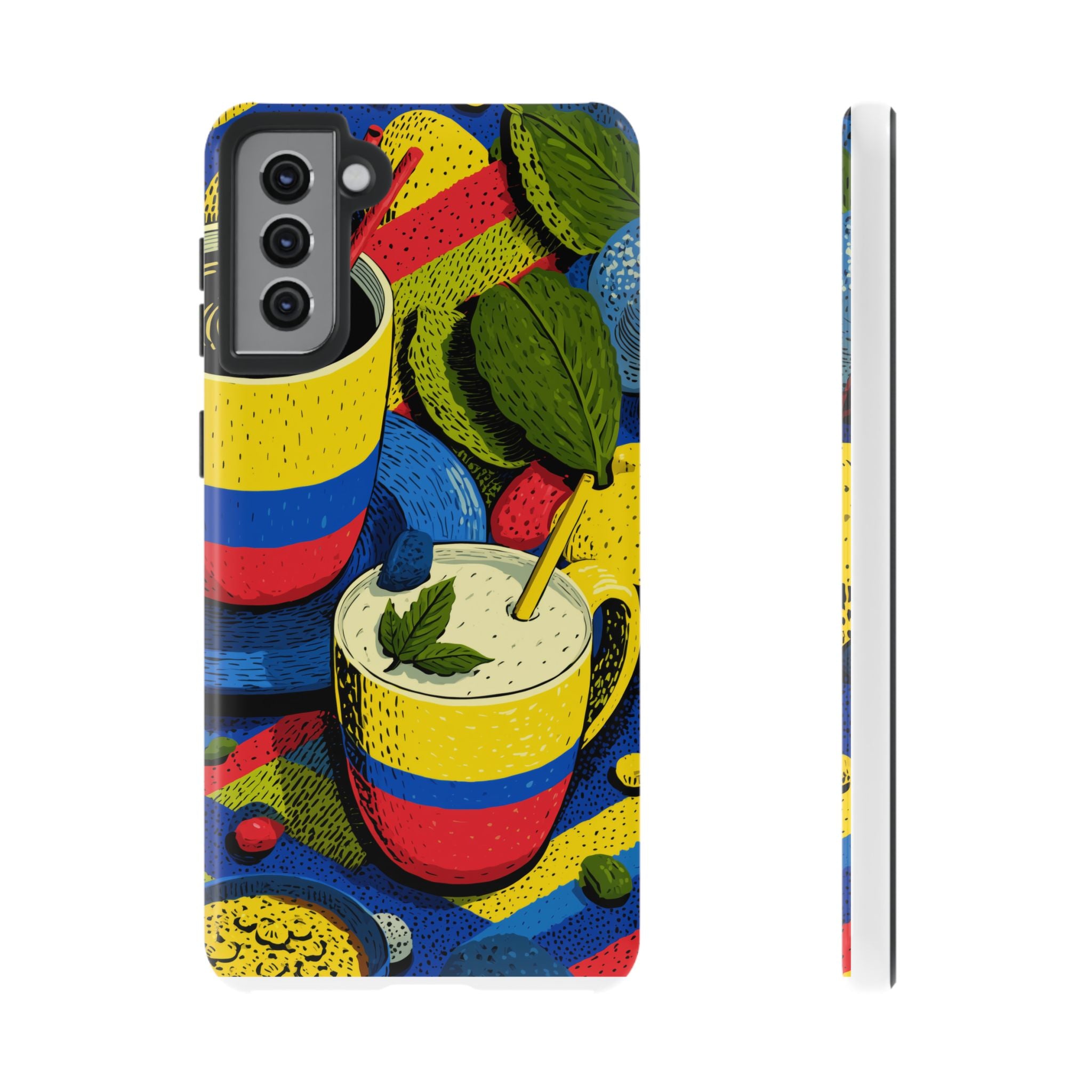 Vibrant Phone Case for Tough Cases | Colorful Colombian Art, Unique Gift, Trendy Accessory, Summer Style, Festival Must-Have