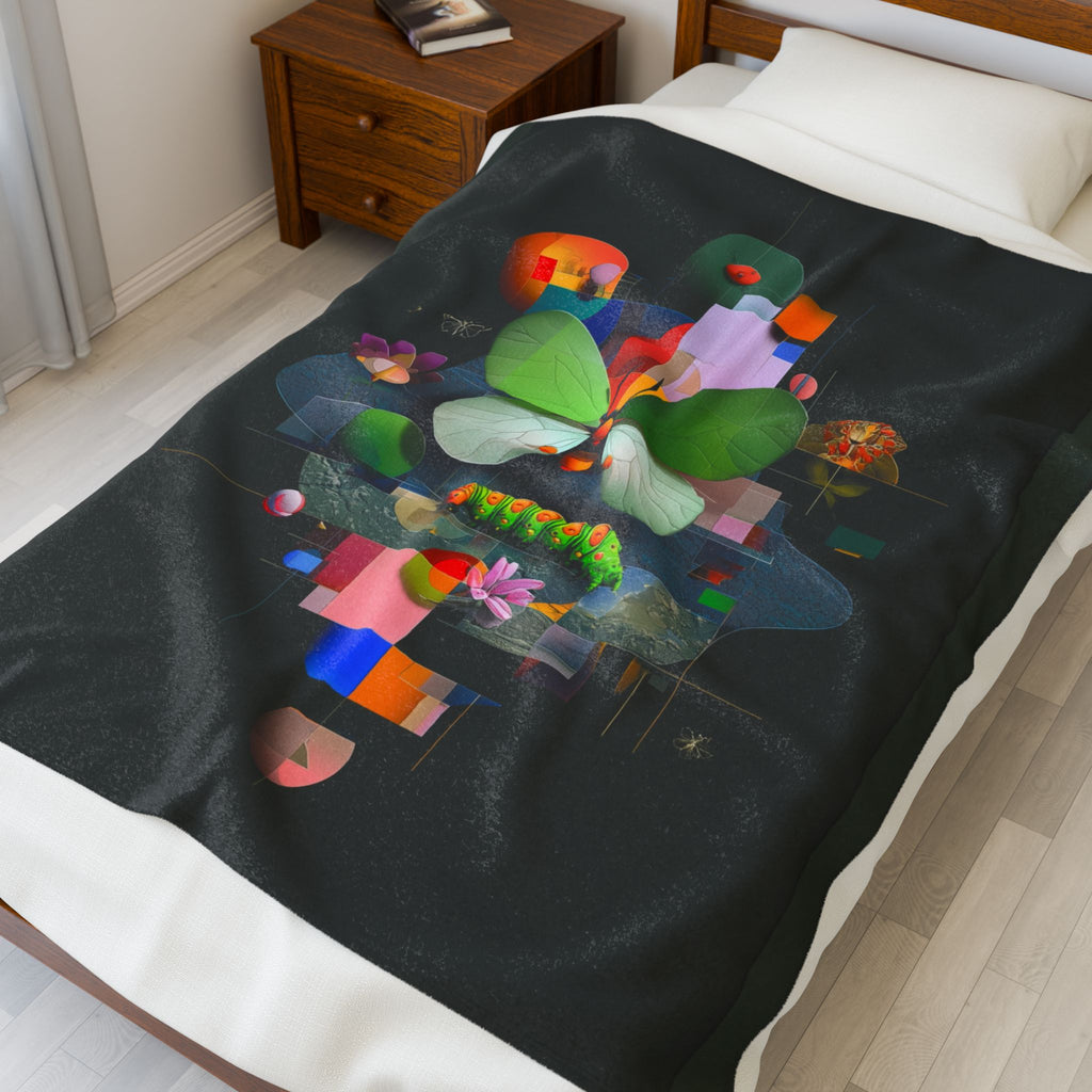 Metamorphosis of Geometry: Digital Butterfly Abstract, Geometric Nature Composition   |    Custom Orders Available