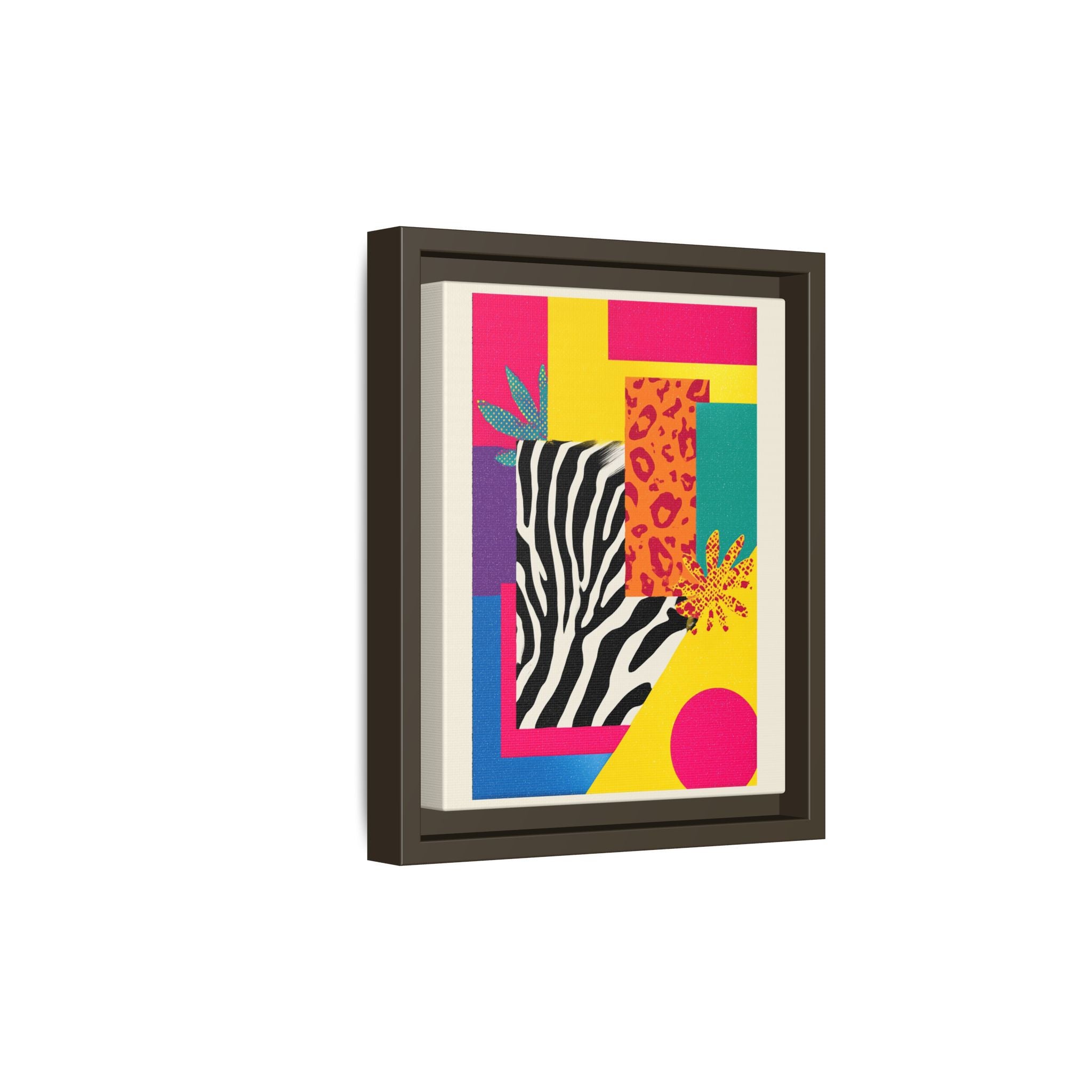 Zebra Stripes & Leopard Spots: 80s Pop Art Design, Memphis Style Graphic, Geometric Color Block Pattern   |   Custom Orders Accepted