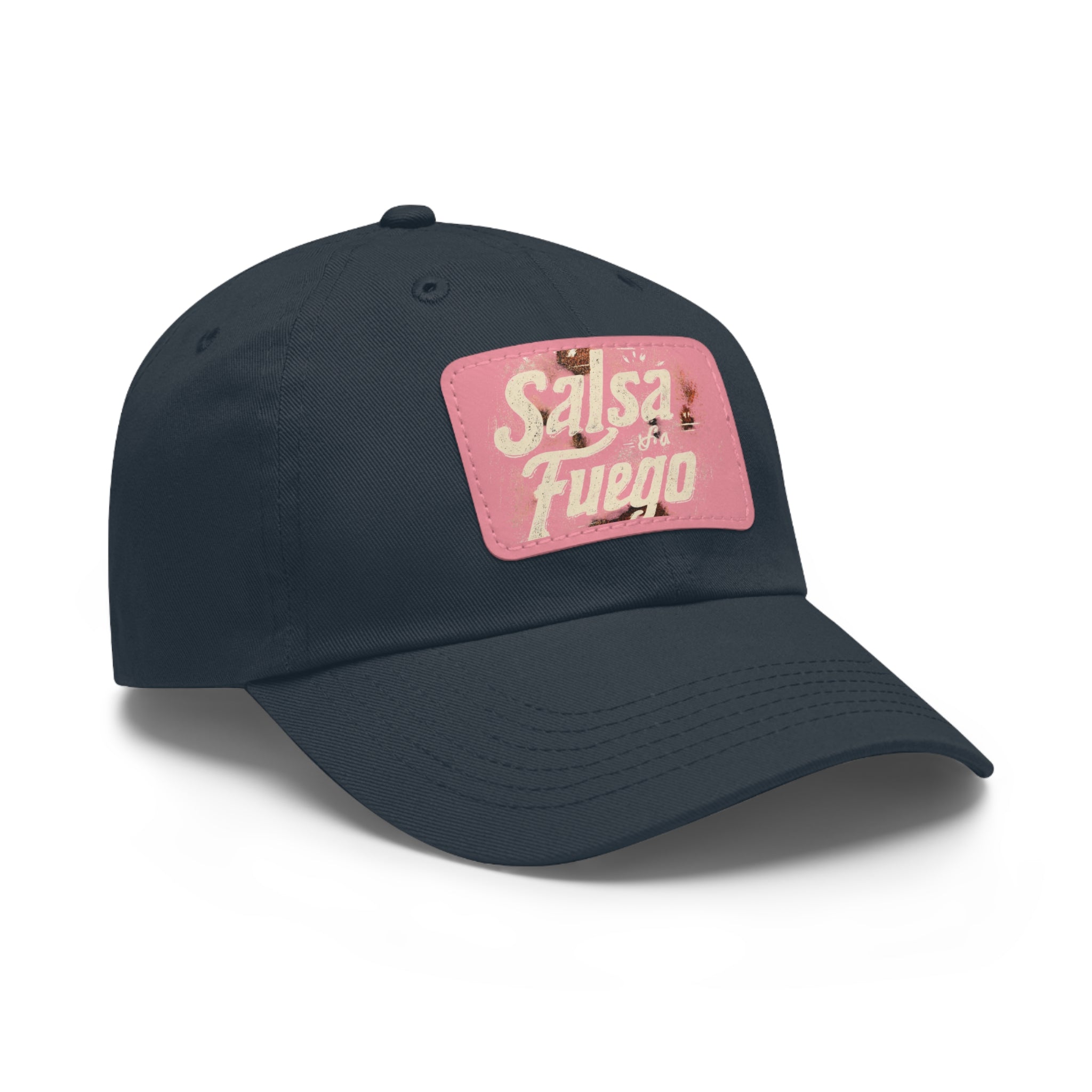 Salsa Fuego Dad Hat with Leather Patch (Rectangle)
