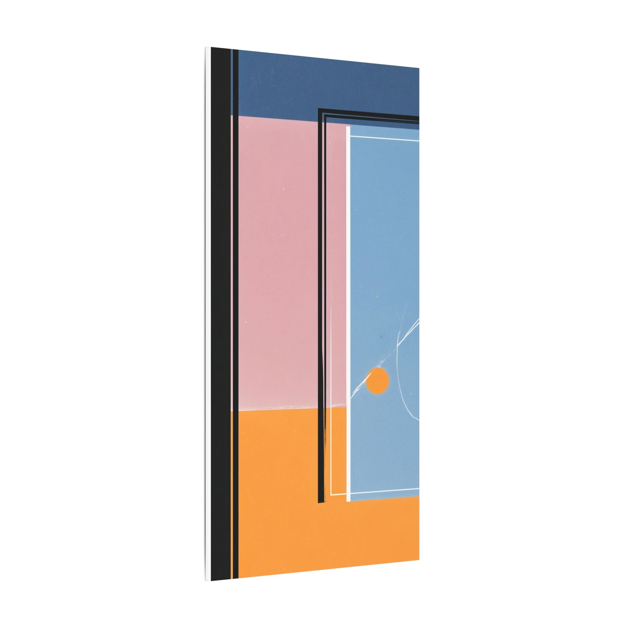 Geometric Harmony: Abstract Minimalist Composition, Modernist Color Fields, Constructivist Design Principles   |   Custom Orders Accepted