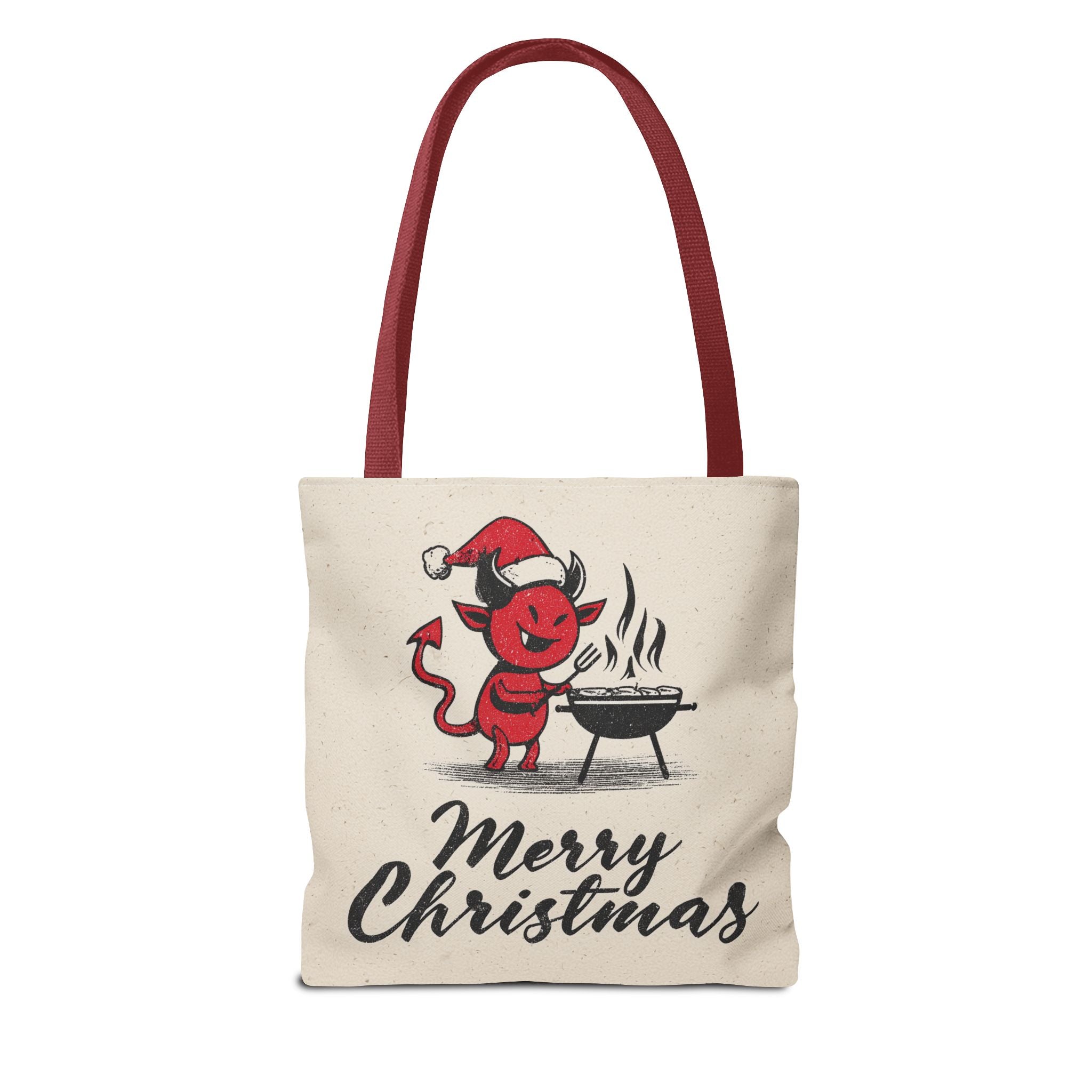 Naughty Santa , Secret Santa, Devil Theme, Devil Themed Art Tote Bag (AOP)