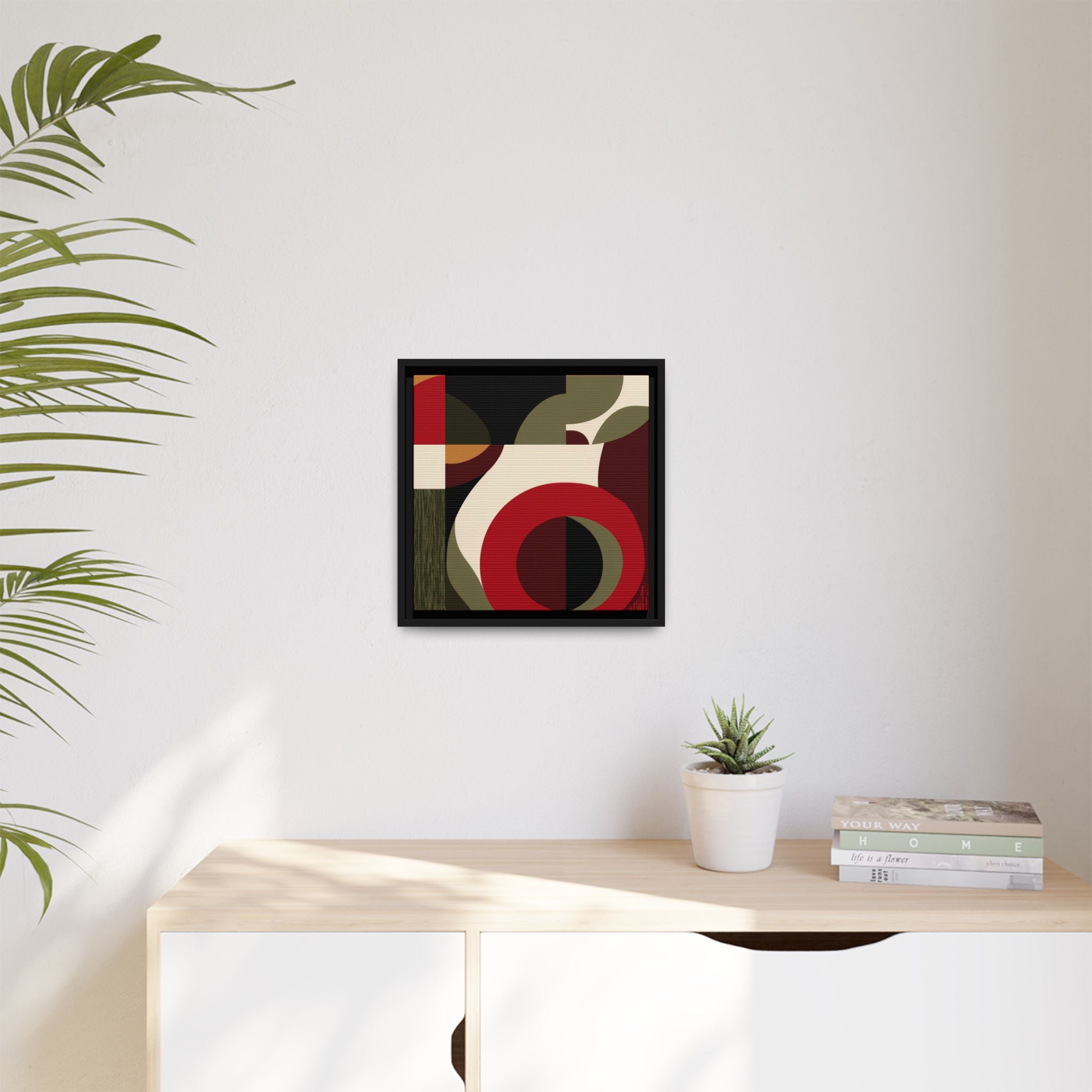 Geometric Intersections: Mid-Century Modern Design, Abstract Architectural Composition, Rhythmic Curved Forms   |   Custom Orders Accepted