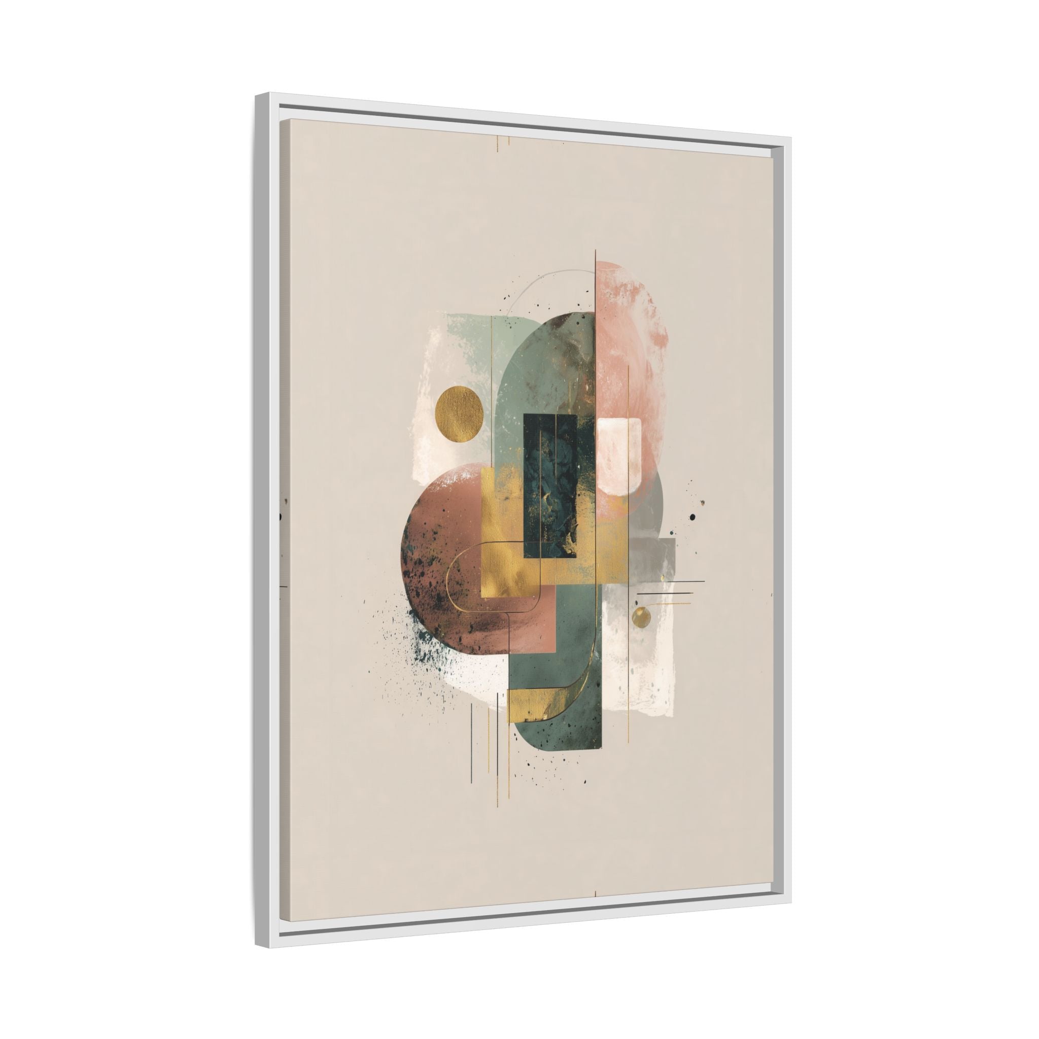 Organic Geometries: Fragmented Forms, Digital Abstract Composition, Layered Minimalist Art   |   Custom Orders Accepted