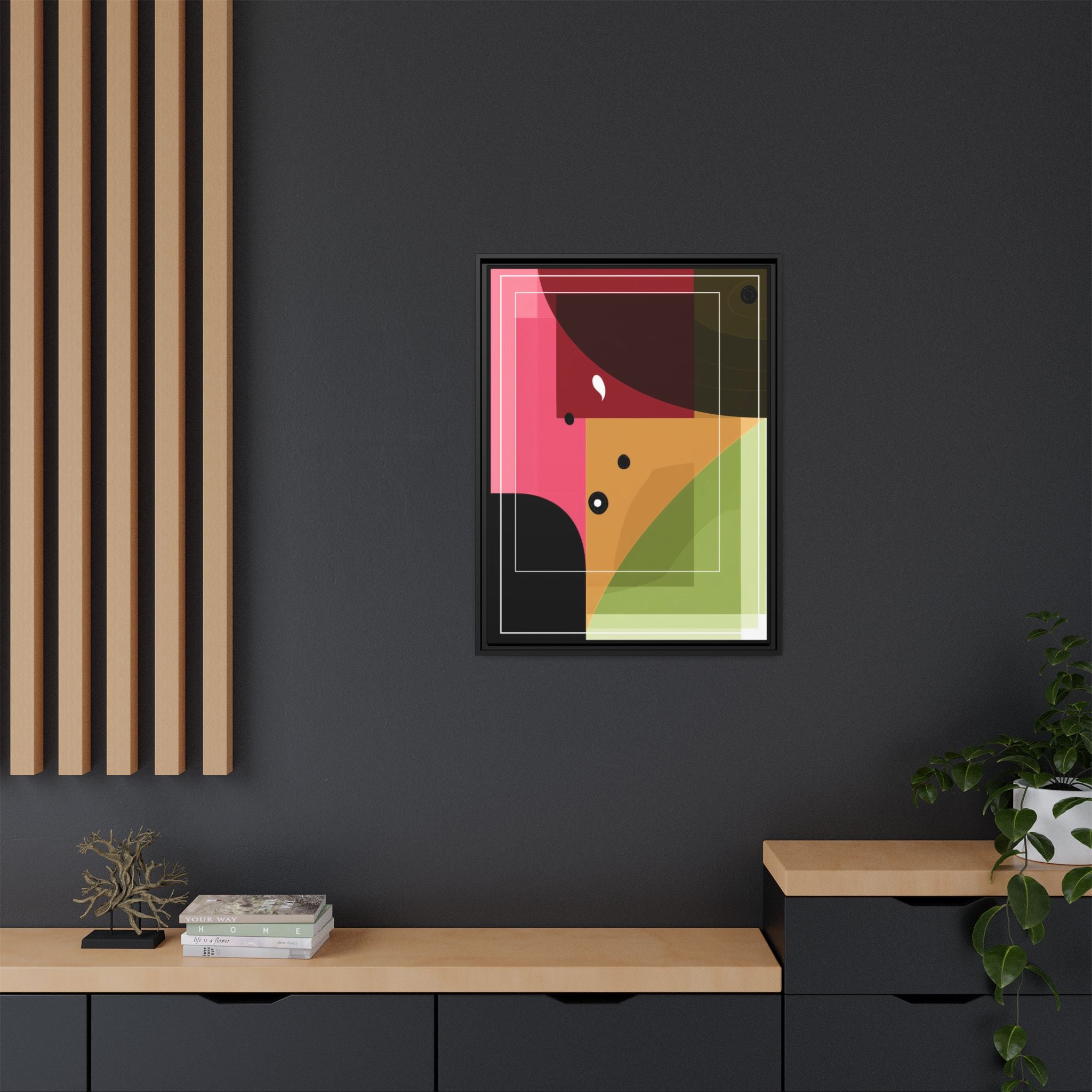 Geometric Convergence: Abstract Modernist Composition, Constructivist Color Blocking, Layered Geometric Design   |   Custom Orders Accepted