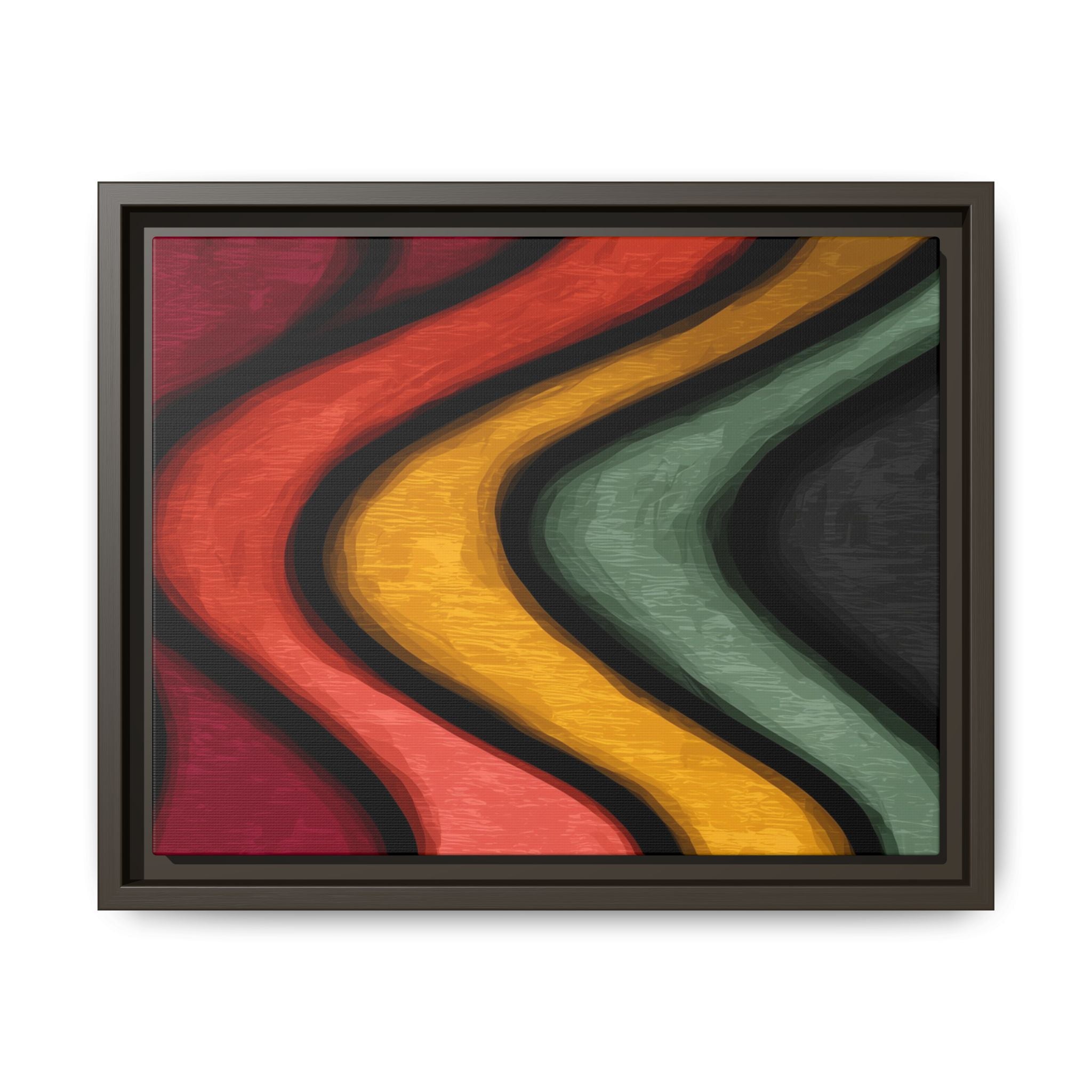 Undulating Rhythms: Vertical Wave Abstractions, Digital Color Flow, Minimalist Organic Motion   |   Custom Orders Accepted