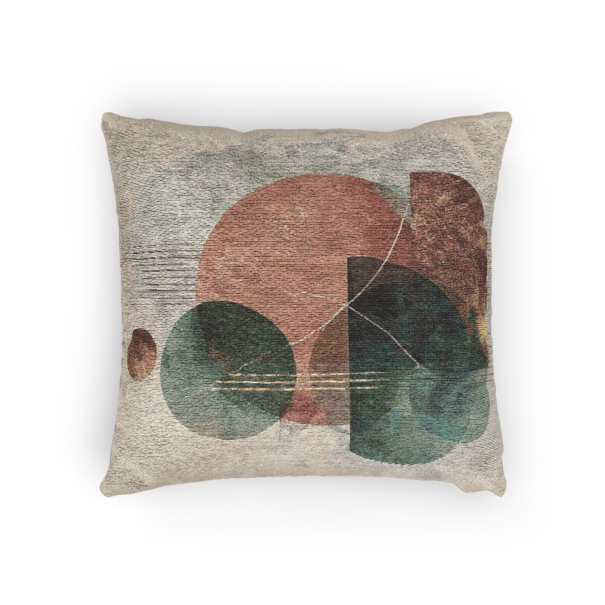 Ephemeral Geometries: Abstract Circular Composition, Modern Metallic Watercolor Art   |    Custom Orders Available