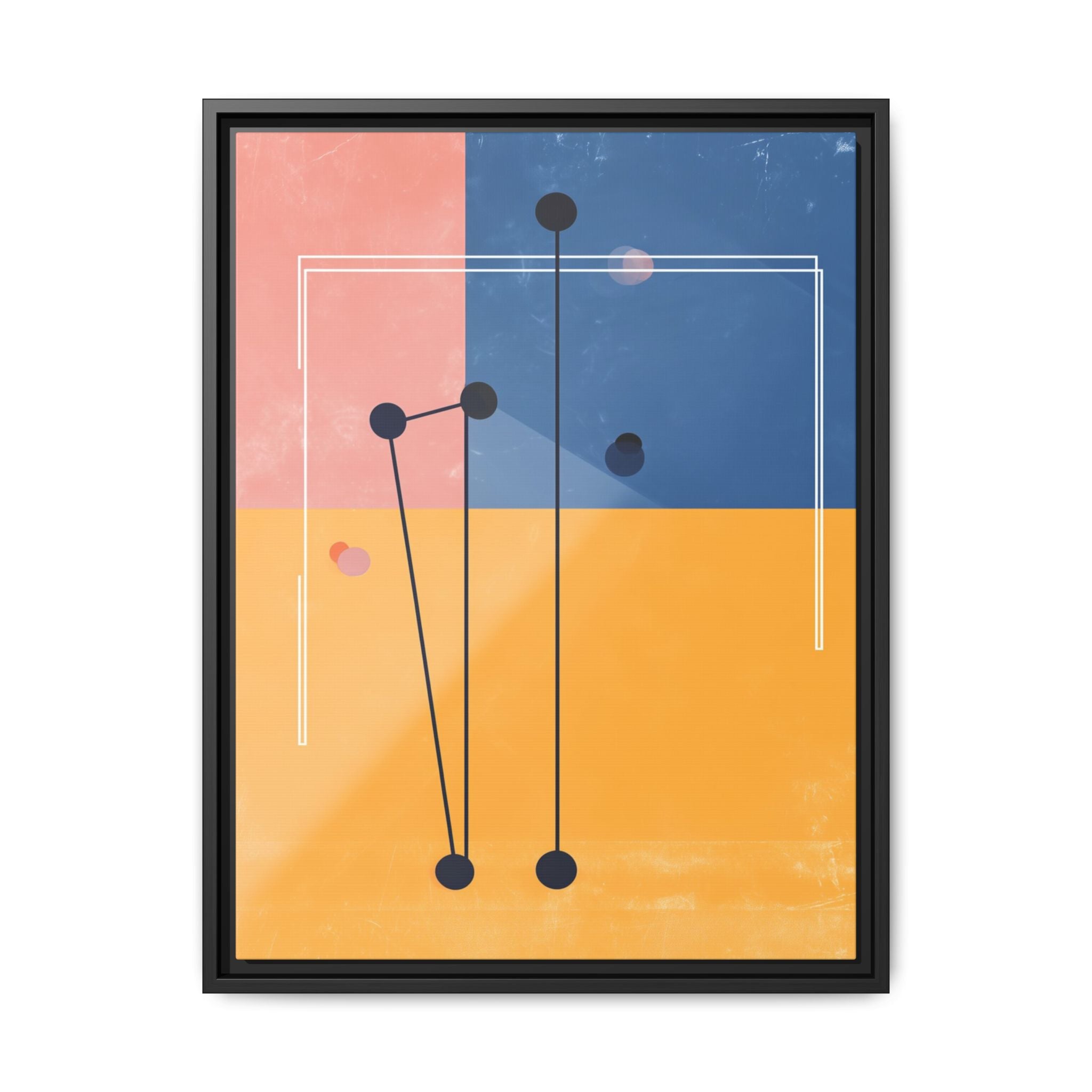Nexus of Connection: Geometric Abstraction, Modernist Composition, Digital Color Blocks   |   Custom Orders Accepted
