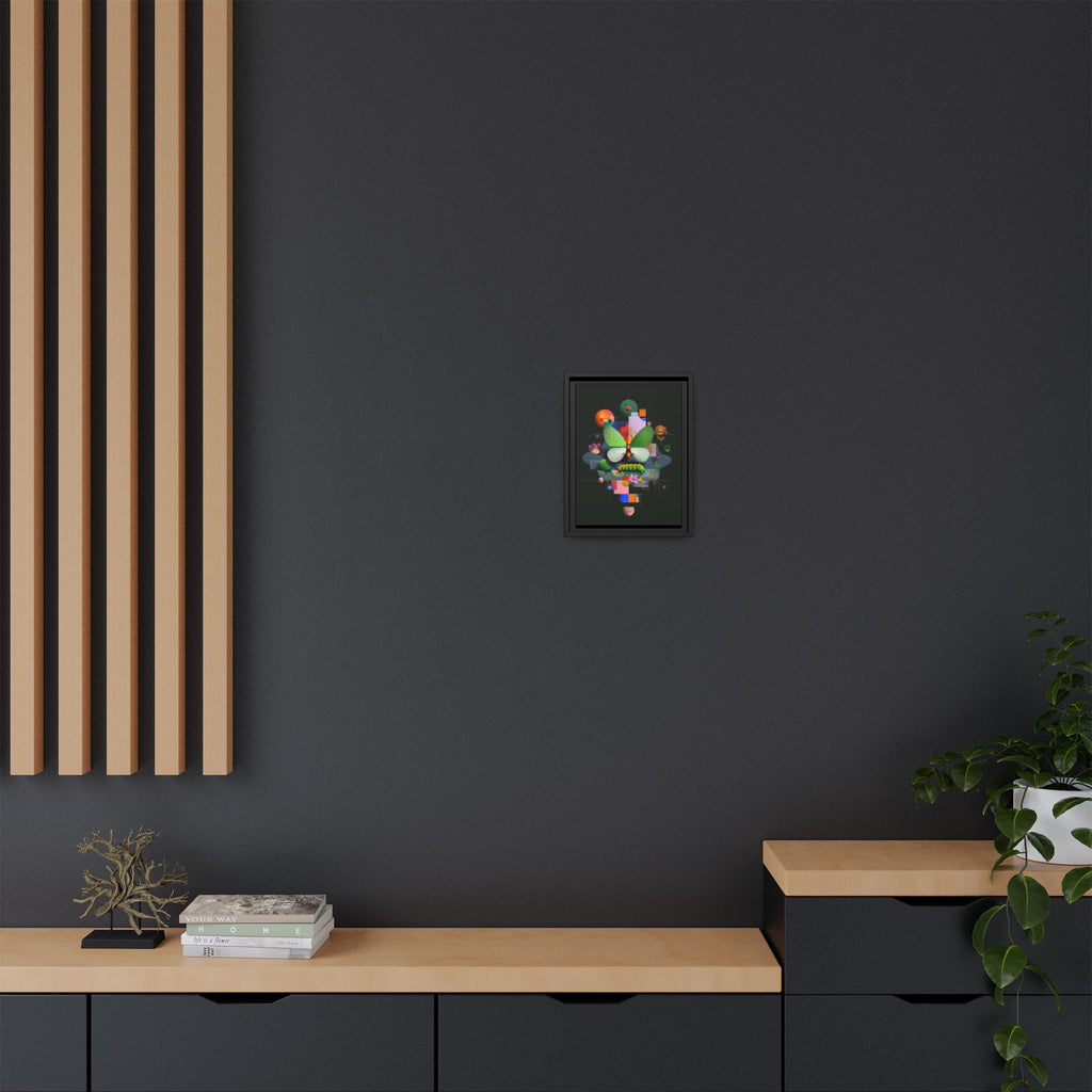 Metamorphosis Geometry Framed Print : Digital Nature Synthesis, Butterfly Abstraction   |  Personalized & Custom Orders Available