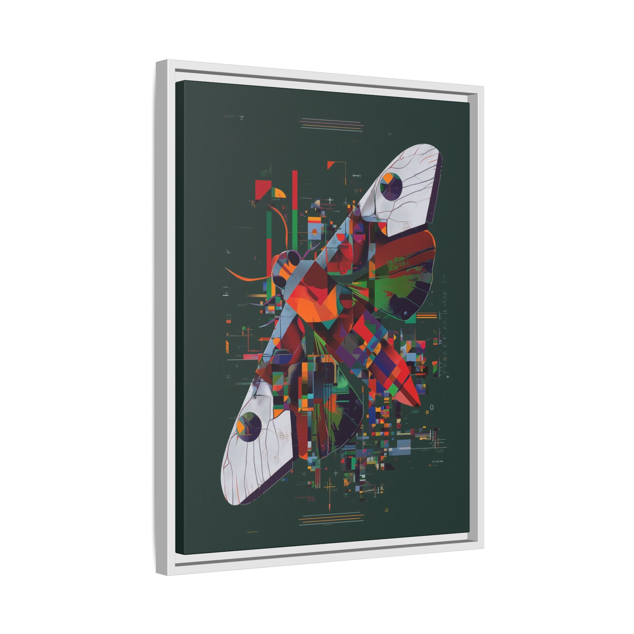 Butterfly Deconstruction: Geometric Digital Art, Pixelated Abstract Butterfly Wings   |    Custom Orders Available