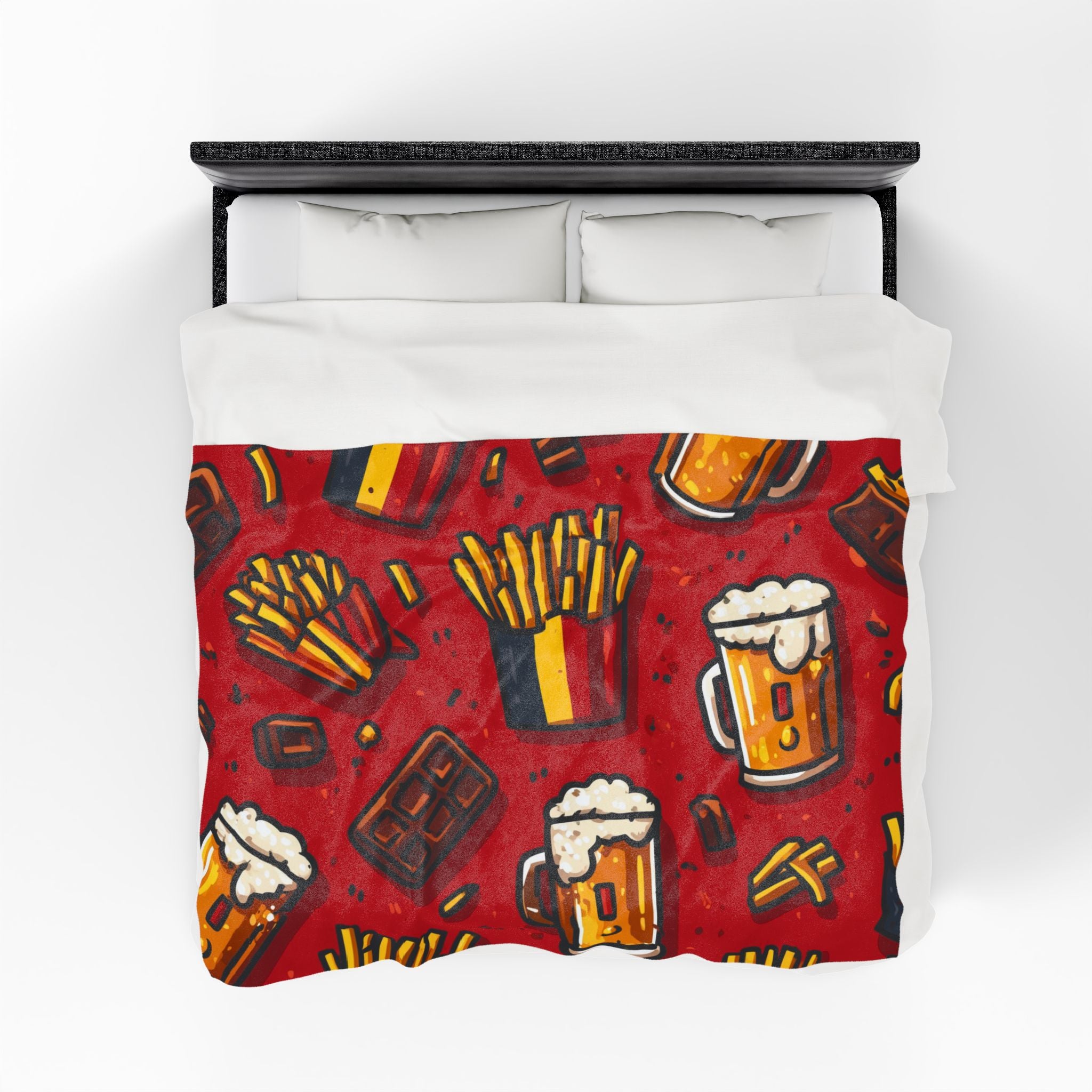 Belgian Delights: Culinary Icons Collage, Pop Art Celebration   |   Custom Orders Accepted