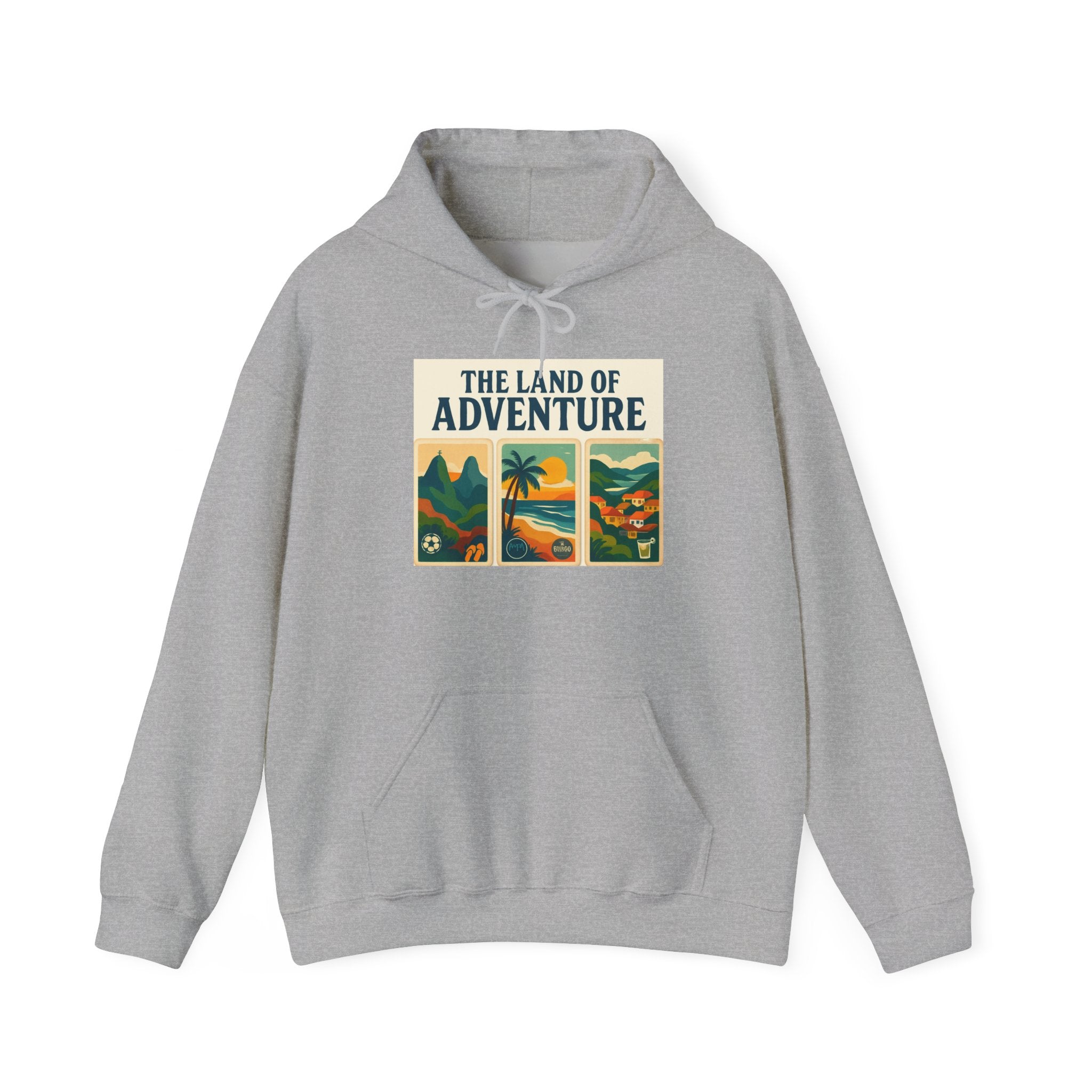 Rio De Janeiro Themed - Unisex Heavy Blend™ Hooded Sweatshirt