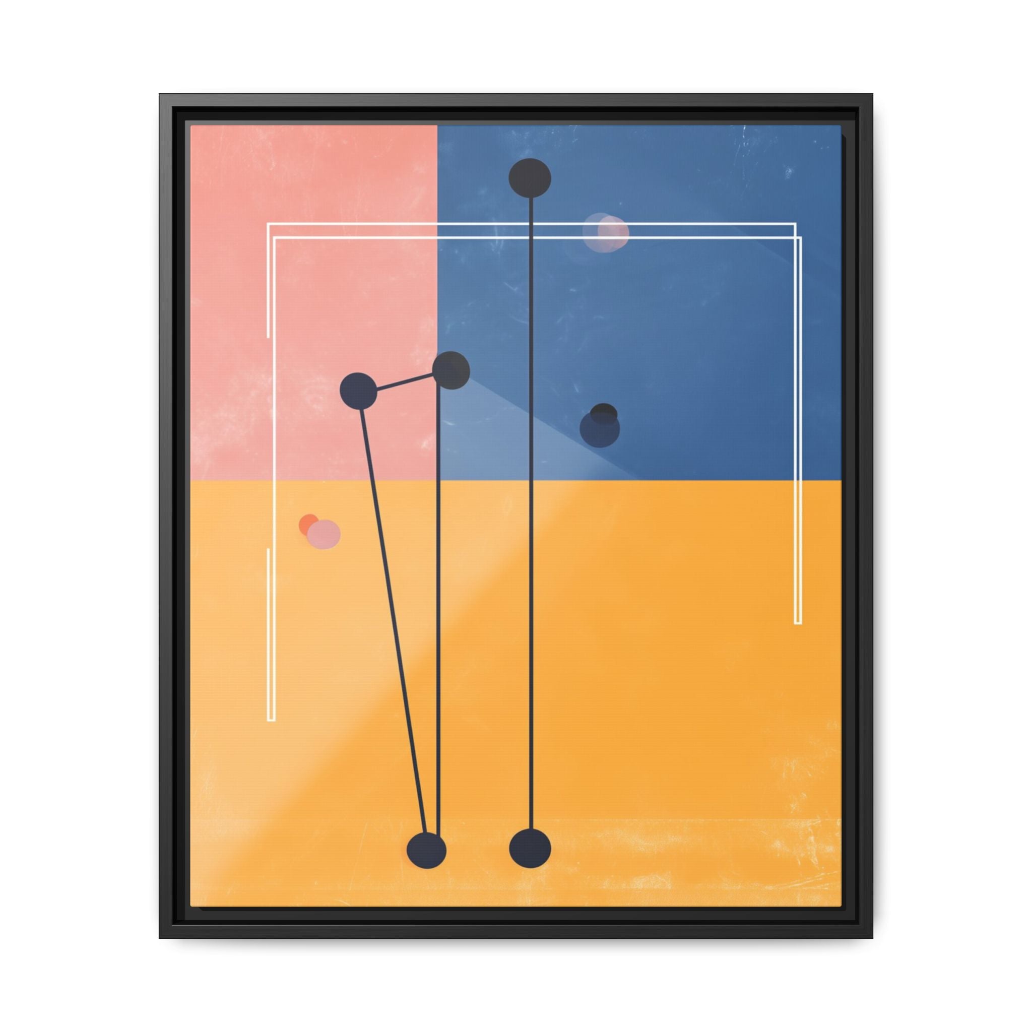 Nexus of Connection: Geometric Abstraction, Modernist Composition, Digital Color Blocks   |   Custom Orders Accepted