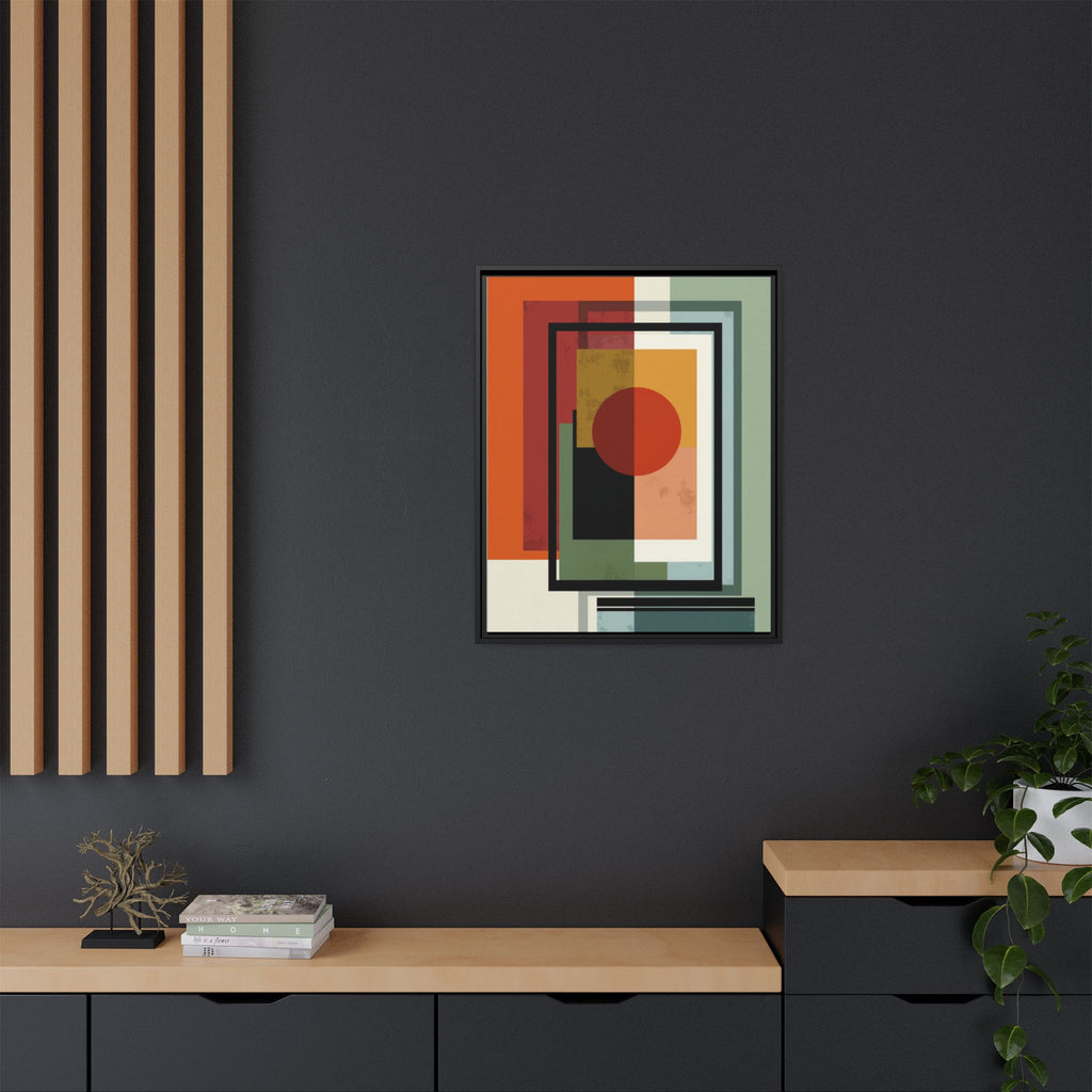 Geometric Harmonies: Mid-Century Modern Composition, Constructivist Inspiration, Abstract Rectangular Interplay   |   Custom Orders Accepted