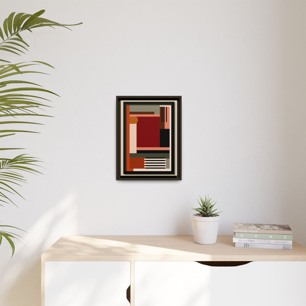 Architectural Geometries: Modern Abstract Composition, Bauhaus-Inspired Design, Geometric Color Blocking   |   Custom Orders Accepted