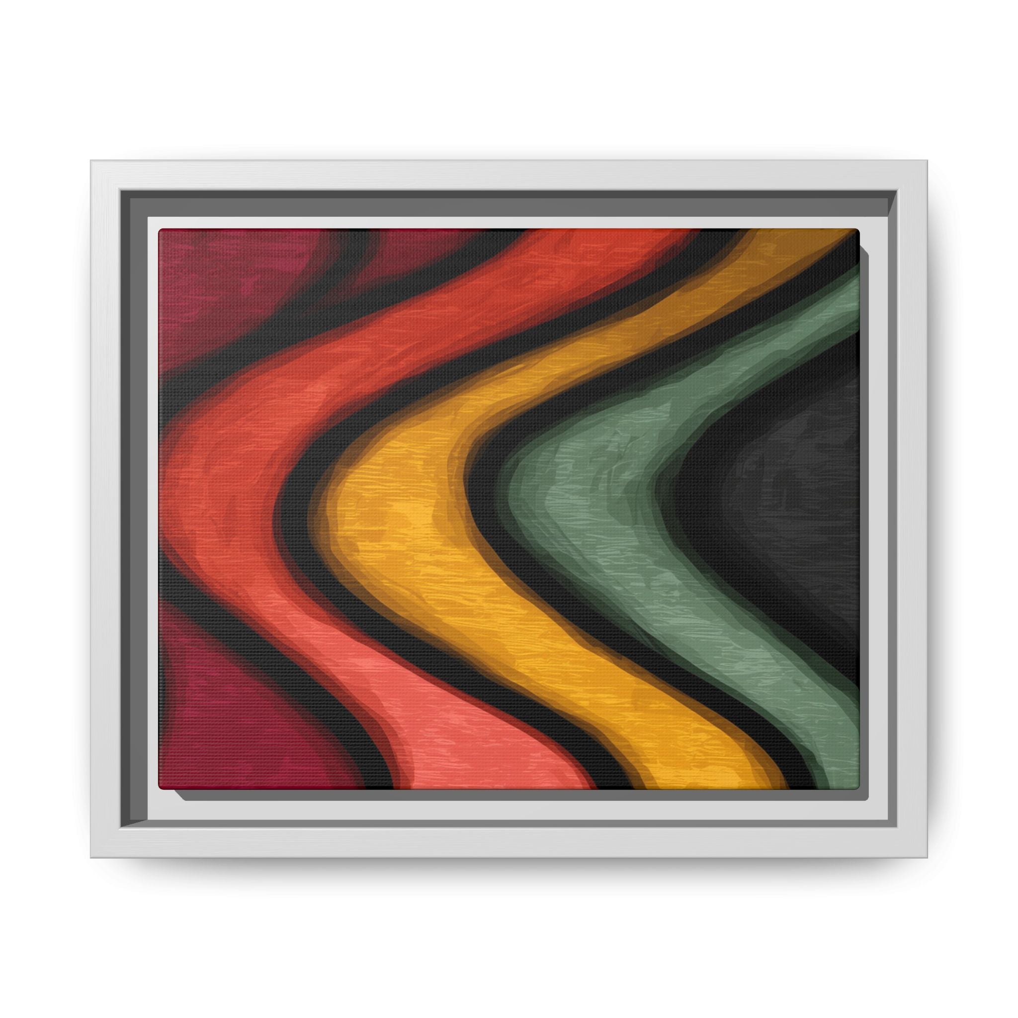 Undulating Rhythms: Vertical Wave Abstractions, Digital Color Flow, Minimalist Organic Motion   |   Custom Orders Accepted