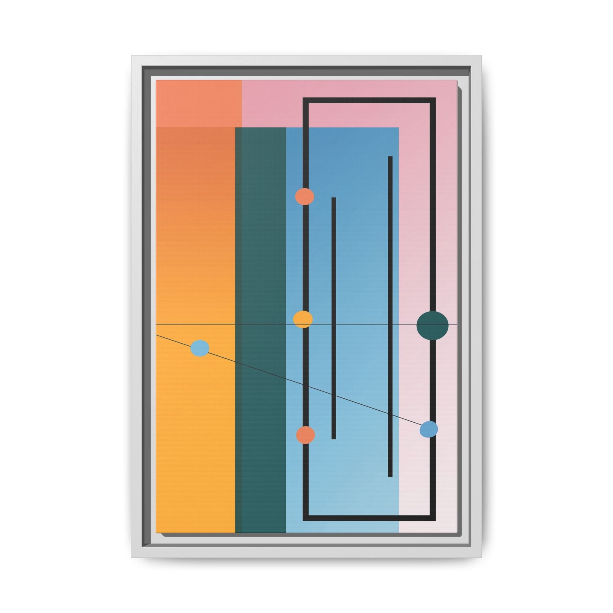 Geometric Harmony: Constructivist Color Planes, Modernist Composition, Abstract Spatial Rhythm   |   Custom Orders Accepted