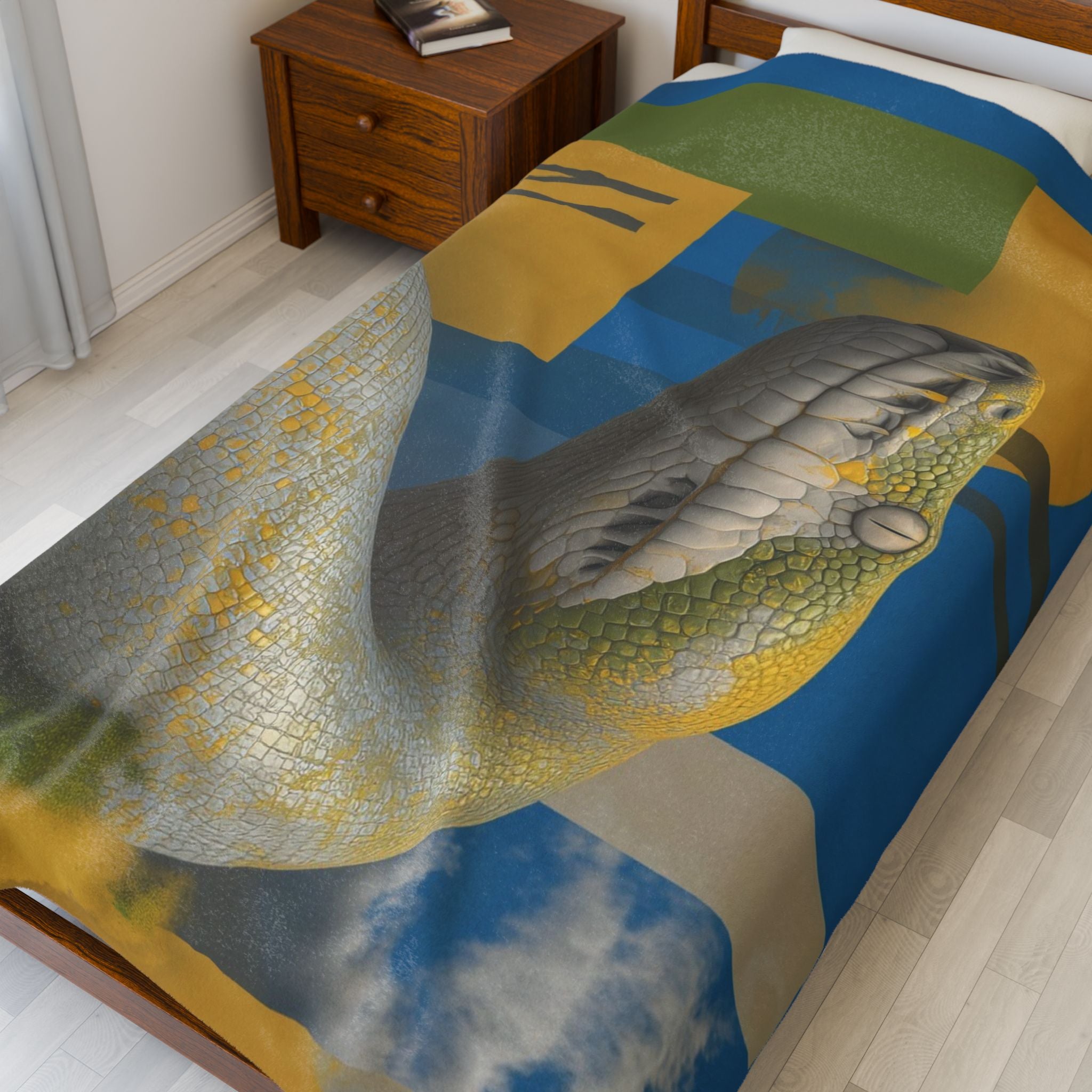 Serpentine Geometry: Digital Tropical Wildlife Art, Geometric Nature Illustration   |    Custom Orders Available