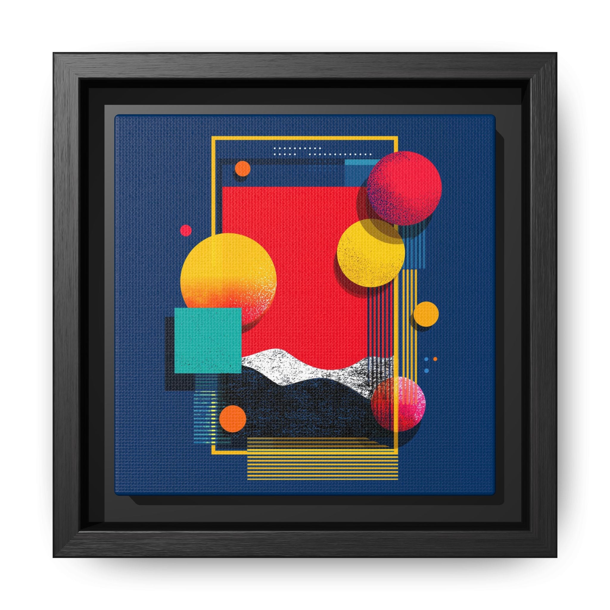 Geometric Horizons: Abstract Landscape Composition, Modernist Digital Art, Colorful Geometric Design   |   Custom Orders Accepted