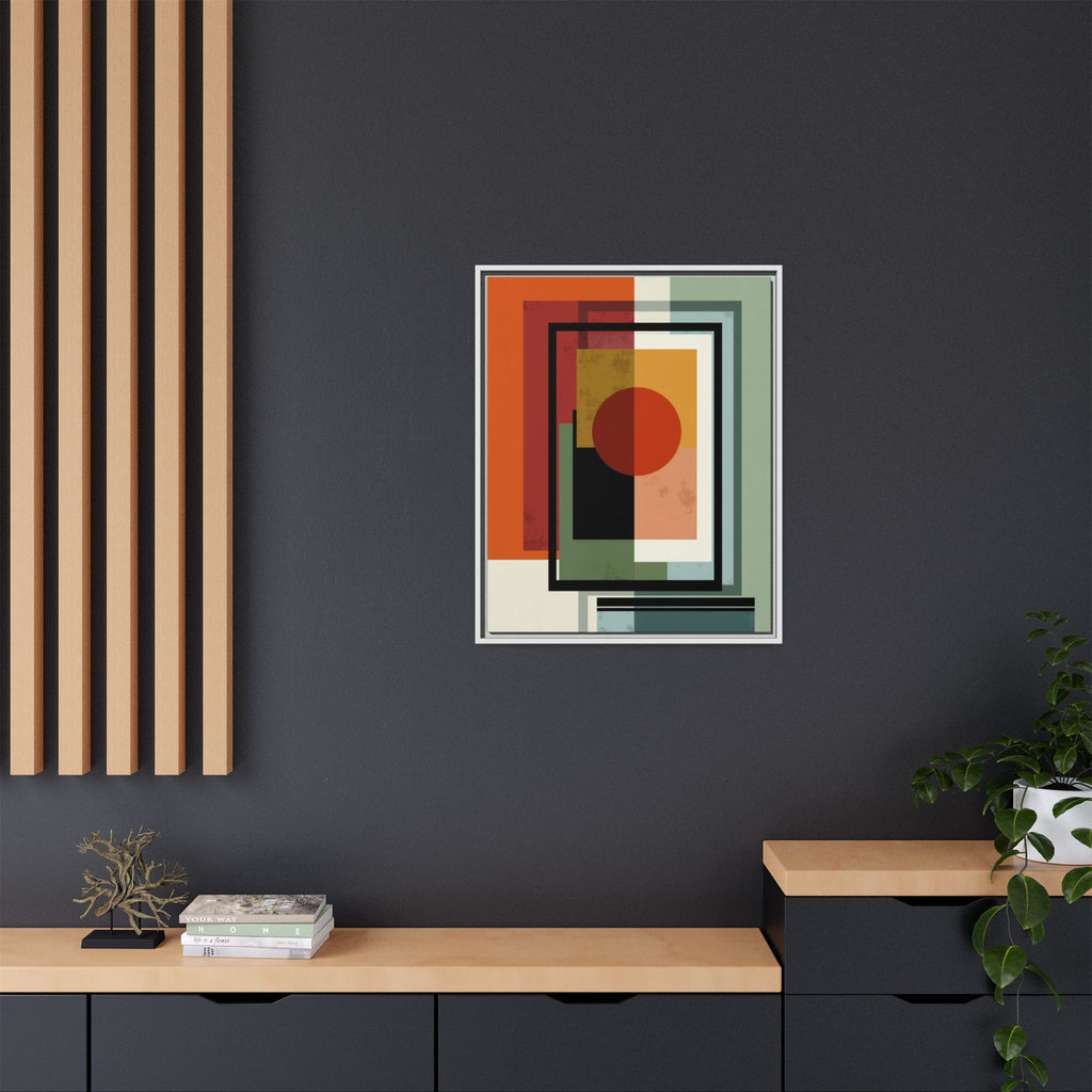Geometric Harmonies: Mid-Century Modern Composition, Constructivist Inspiration, Abstract Rectangular Interplay   |   Custom Orders Accepted