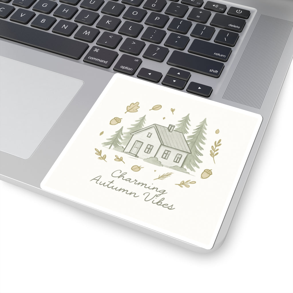 Sticker Set - Autumn Cabin Camping Vibes Kiss-Cut Stickers