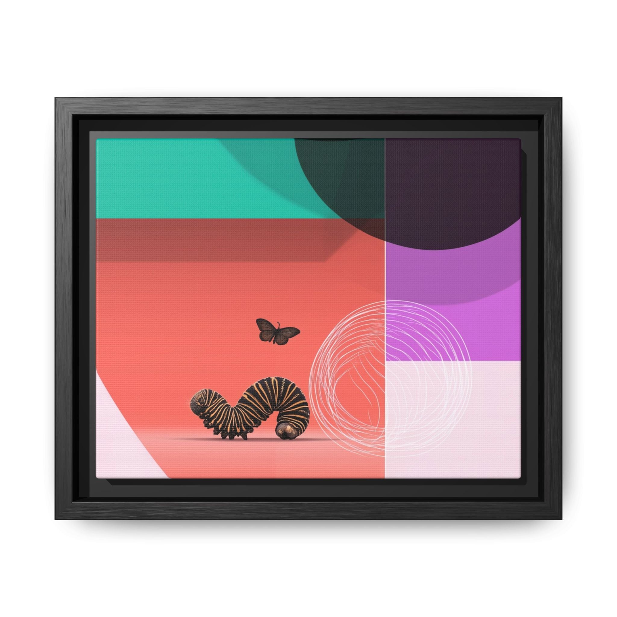 Metamorphosis in Color: Geometric Butterfly Transformation, Abstract Graphic Design   |    Custom Orders Available