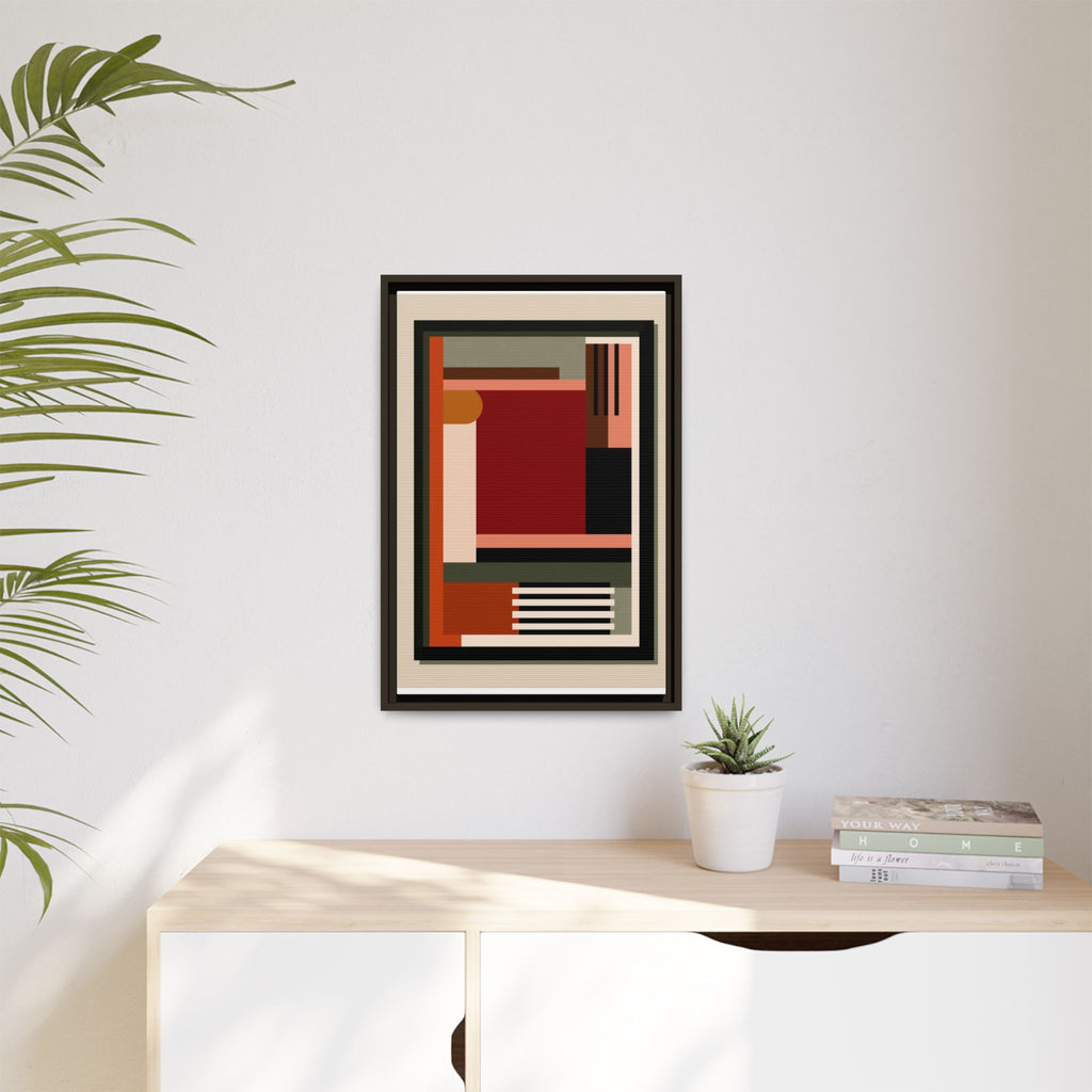 Architectural Geometries: Modern Abstract Composition, Bauhaus-Inspired Design, Geometric Color Blocking   |   Custom Orders Accepted
