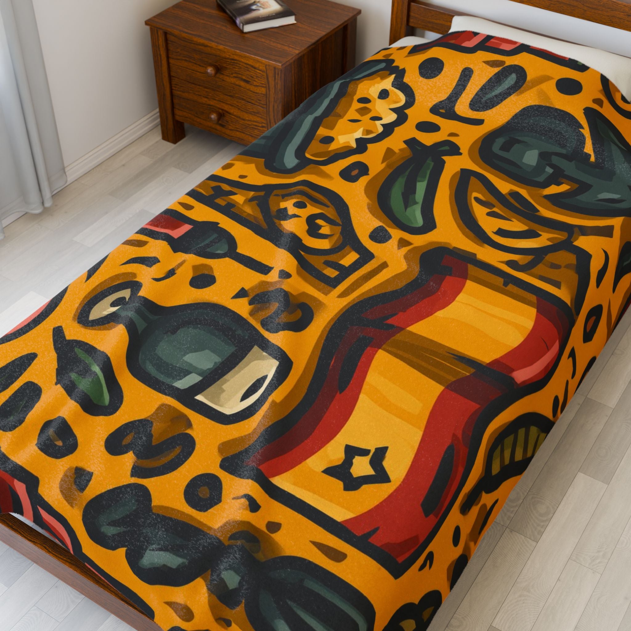 Vibrant Spain: Cultural Mosaic of Icons, Graphic Design Celebration of National Identity   |   Custom Orders Accepted