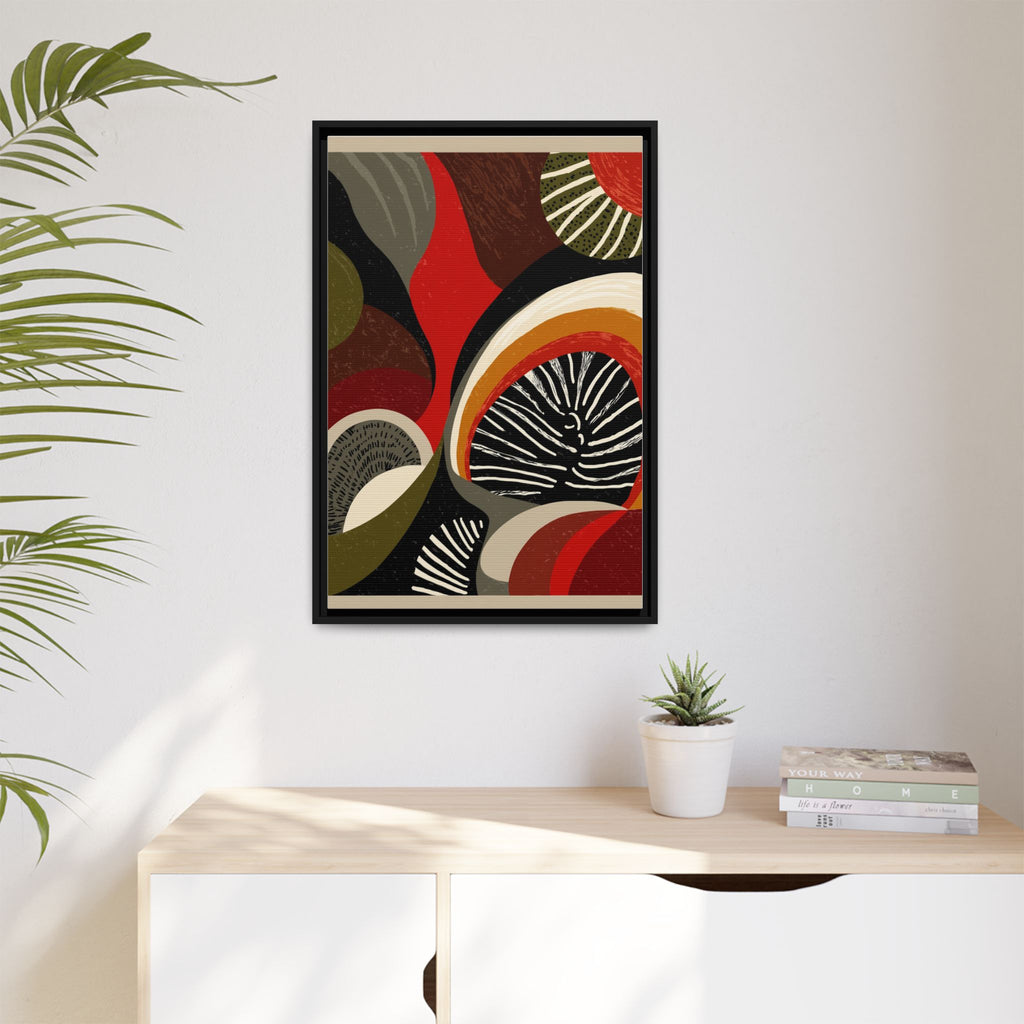 Geometric Rhythm: Abstract Composition, Mid-Century Modern Art, Radial Design Inspiration   |   Custom Orders Accepted