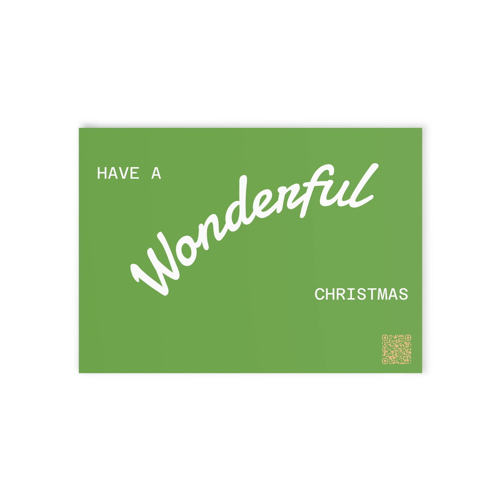 Two-Sided Holiday Cards with Classy Present Design, Perfect for Christmas Greetings, Festive Seasonal Wishes, Unique Christmas Gift