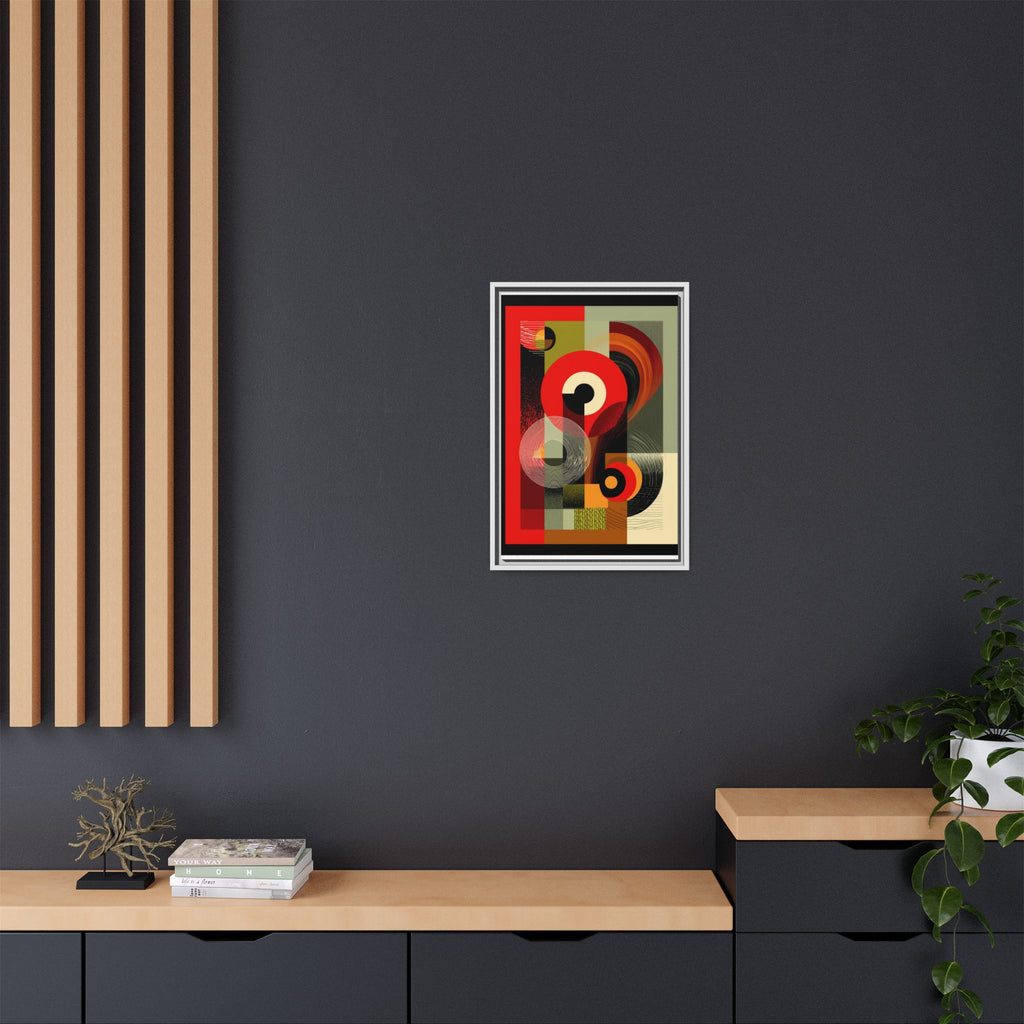 Chromatic Geometrics: Abstract Constructivist Composition, Modernist Color Blocking, Layered Circular Forms   |   Custom Orders Accepted