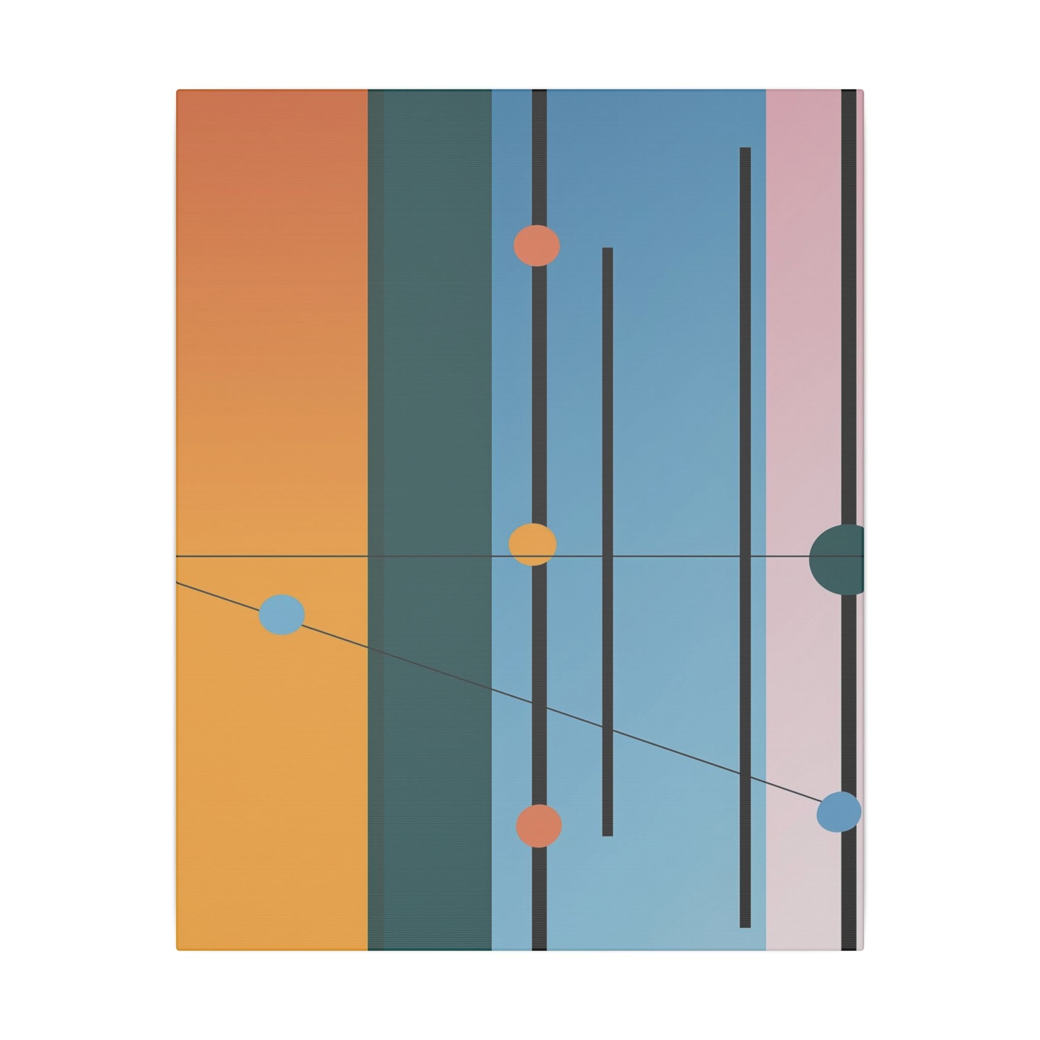 Geometric Networks: Constructivist Color Planes, Intersectional Design, Minimalist Spatial Composition   |   Custom Orders Accepted
