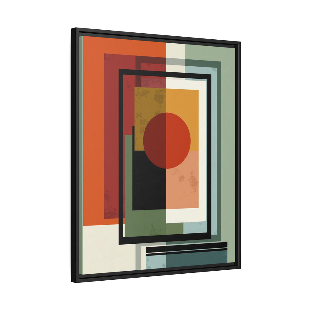 Geometric Harmonies: Mid-Century Modern Composition, Constructivist Inspiration, Abstract Rectangular Interplay   |   Custom Orders Accepted