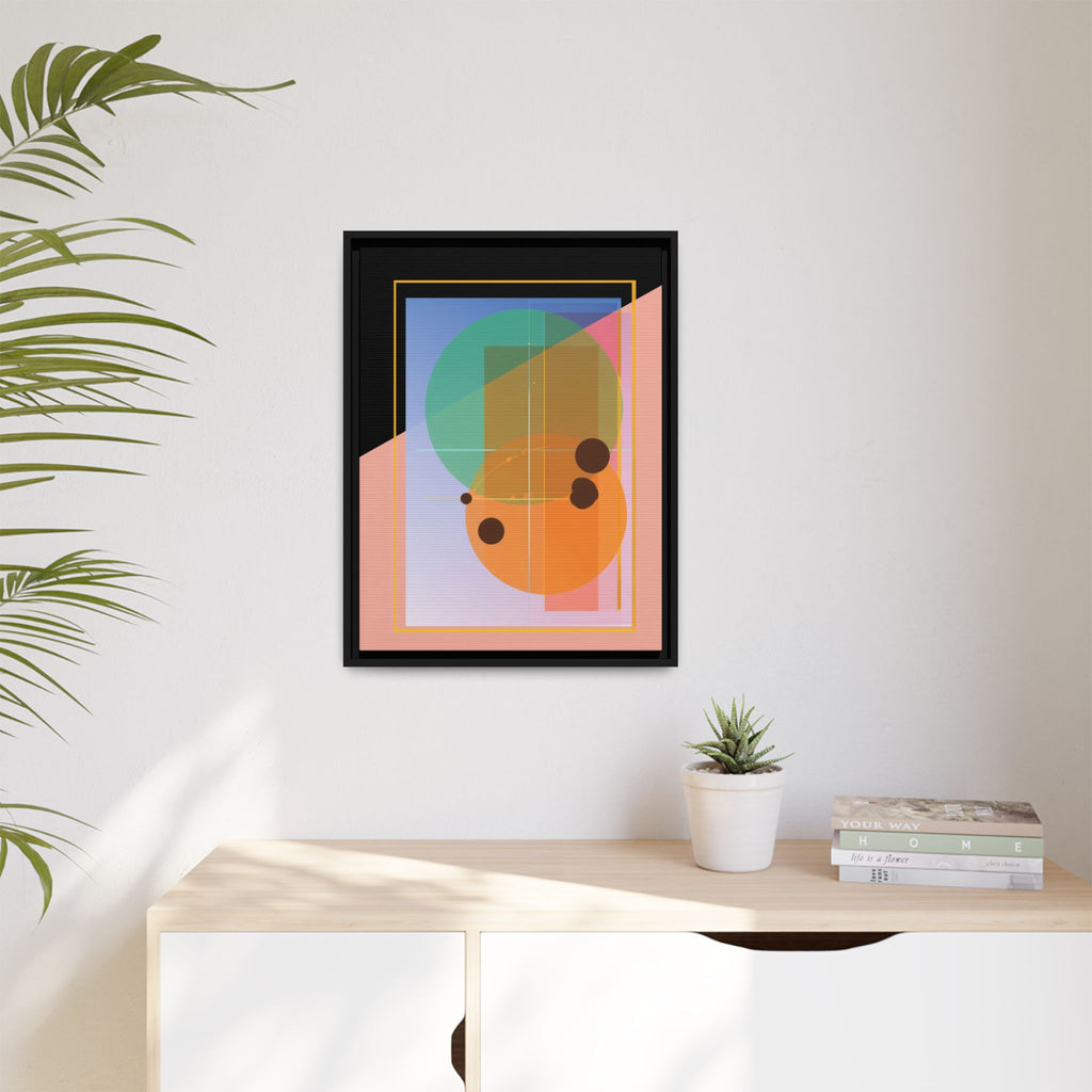 Geometric Harmony: Abstract Composition, Overlapping Shapes, Precision Design   |   Custom Orders Accepted