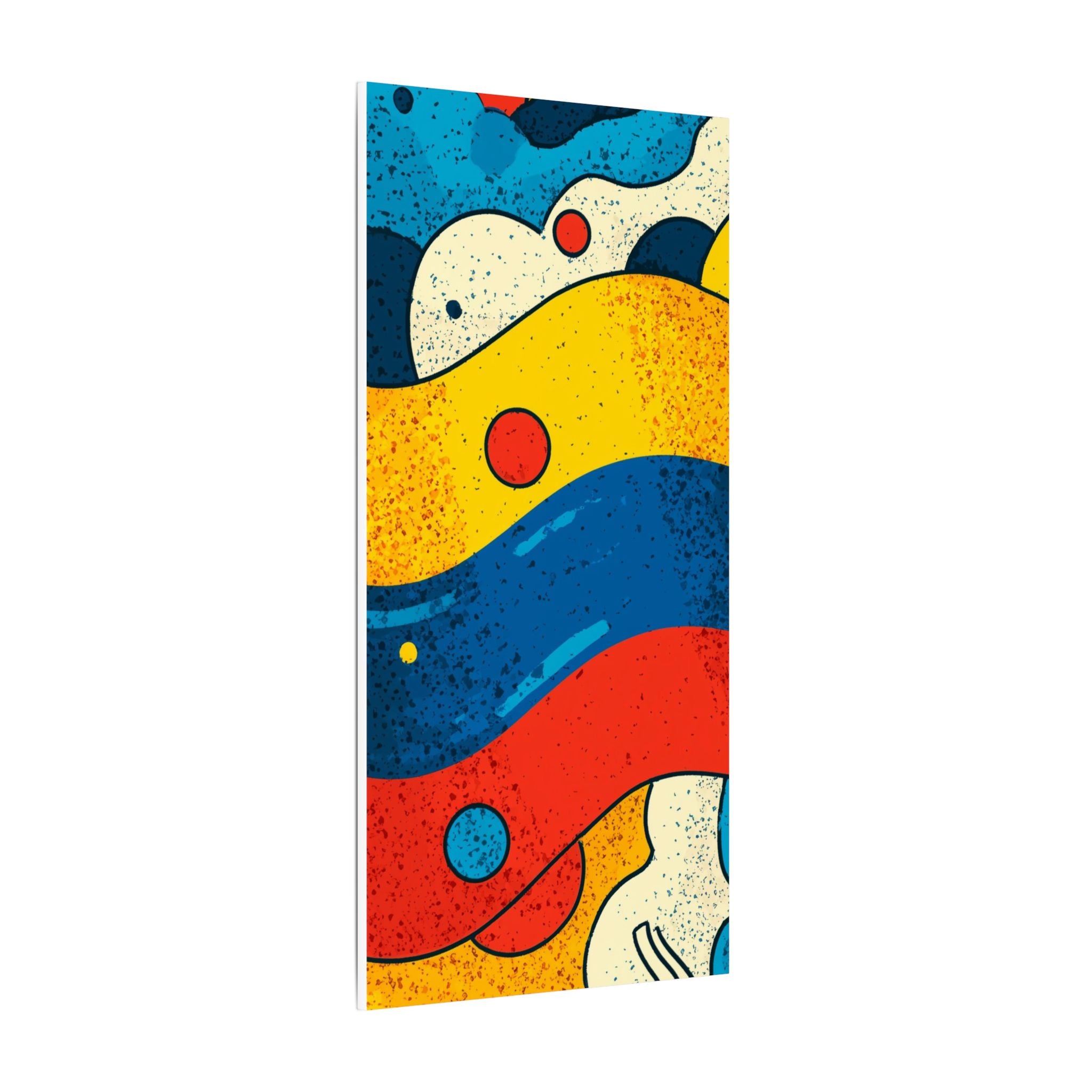 Fluid Dynamics: Retro Abstract Shapes, Mid-Century Modern Motion, Geometric Color Waves   |   Custom Orders Accepted